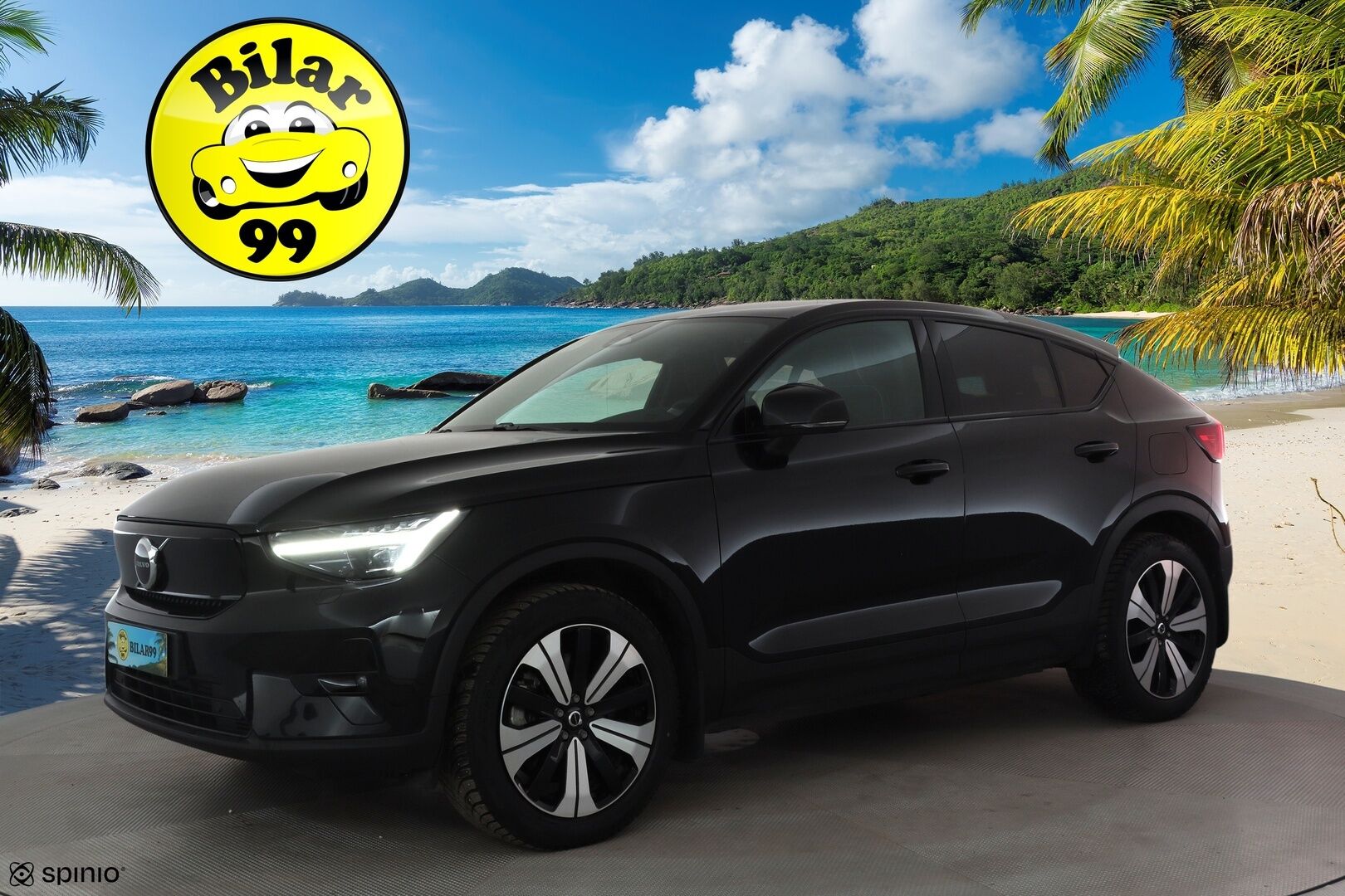 Volvo C40 2023 Recharge Plus aut * ILP / Koukku / ACC / Pixel-LED / P.Kamera / Sportpenkki Muistilla / Lasikatto / Navi / Kaistavahti * - Kahdet renkaat 