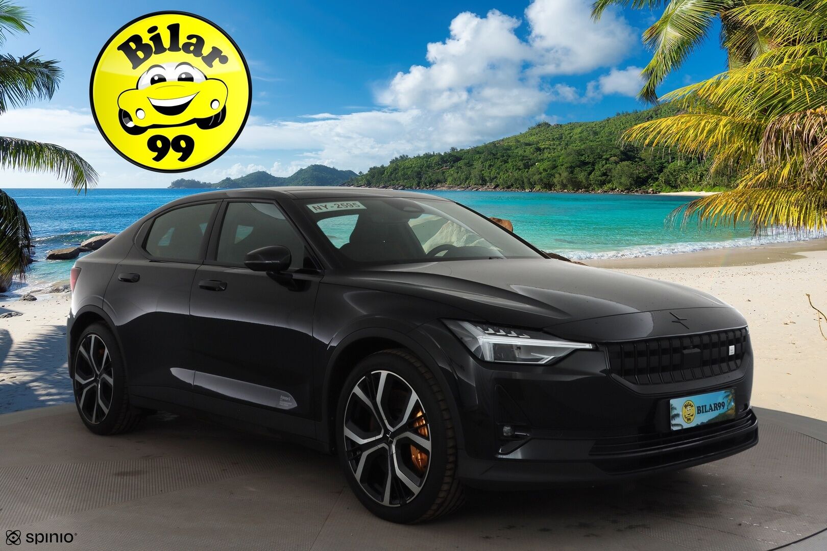 POLESTAR 2 2023 Long Range Dual Motor Performance, 350kW * H&K / Lasikatto / ILP / ACC / LED / 360 / Sportpenkki Muistilla * - Akku kuntotarkastettu / 2x Latauskaapelit / Merkkihuollot