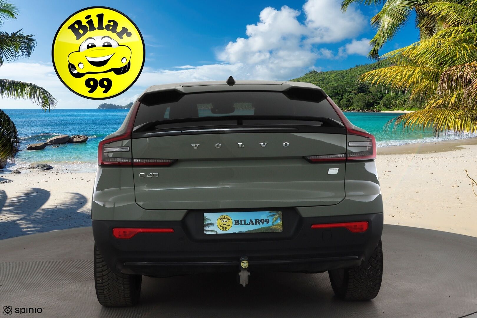 Volvo C40 2023 Recharge Single Motor Ultimate * ACC / P.kamera / LED / Navi / Muistipenkki / Lasikatto / Koukku / KeylessGo / Puolinahat * - Kahdet renkaat aluvanteilla / Merkkihuollettu