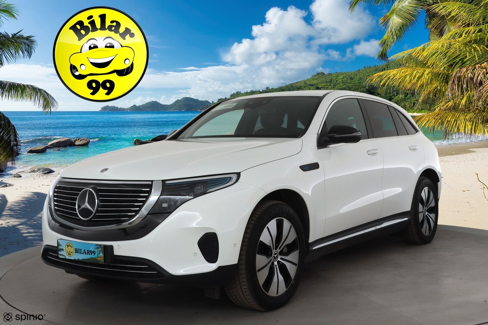 Mercedes-Benz EQC 2022 400 4Matic * Distronic + / LED / Koukku / Sähköpenkit muistilla / Keyless / Navi * - 1.Om / Kahdet renkaat
