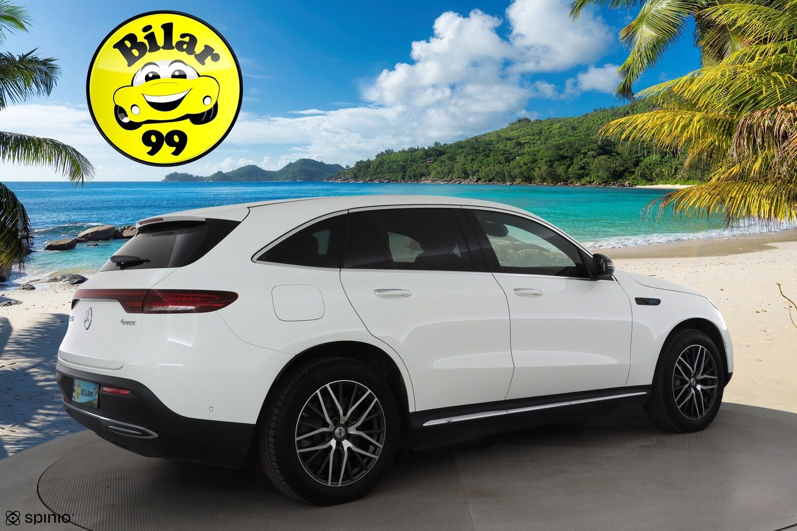 Mercedes-Benz EQC 2022 400 4Matic * Distronic + / LED / Koukku / Sähköpenkit muistilla / Keyless / Navi * - 1.Om / Kahdet renkaat