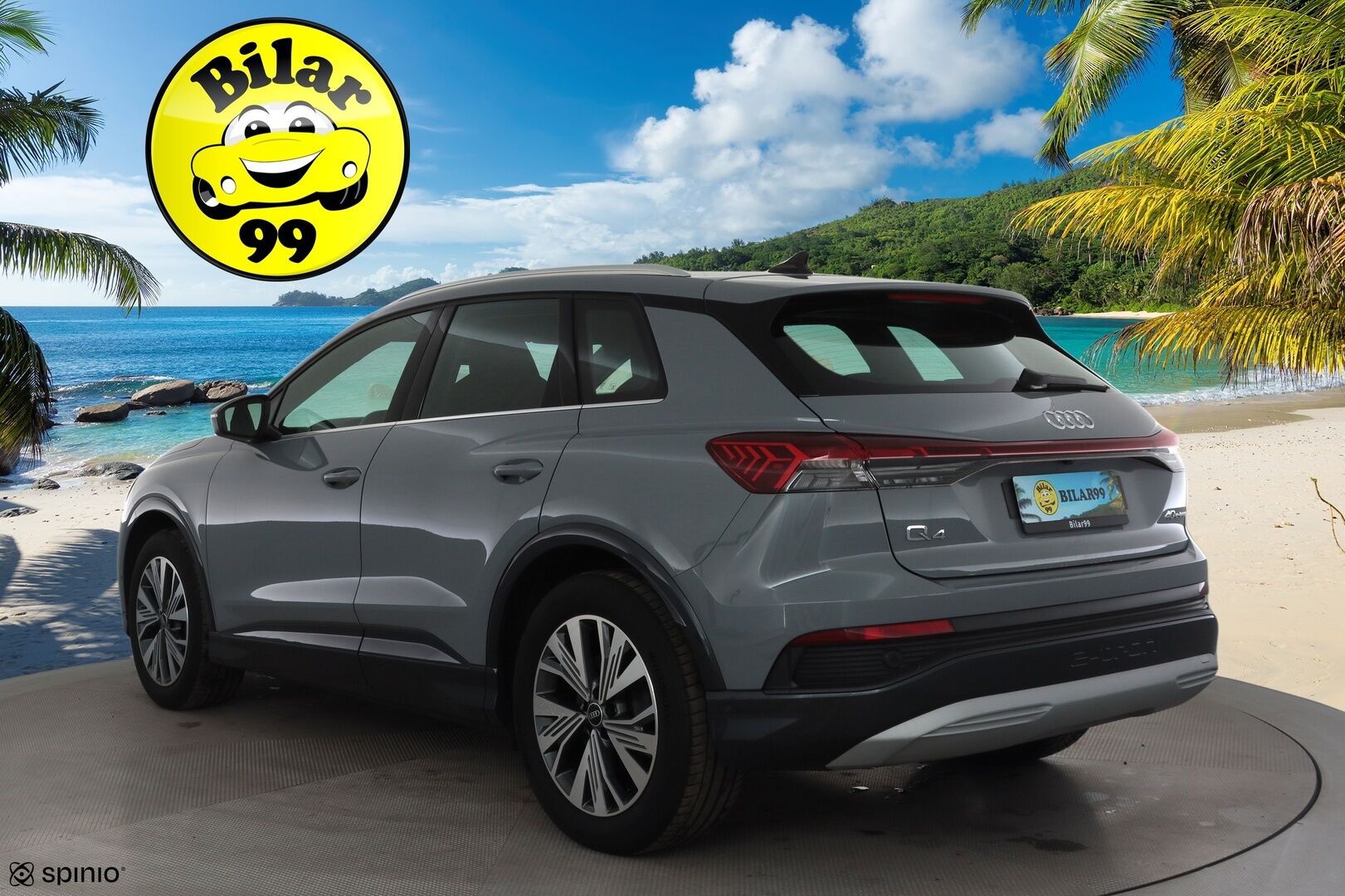 AUDI Q4 E-TRON 2023 40 e-tron * ACC / ILP / P.kamera / LED / SONOS / Sporttipenkit / Koukku / Digimittaristo / Sähköluukku * - Akku kuntotarkastettu SoH 96,3% / Kahdet renkaat aluvanteilla / Merkkihuollettu