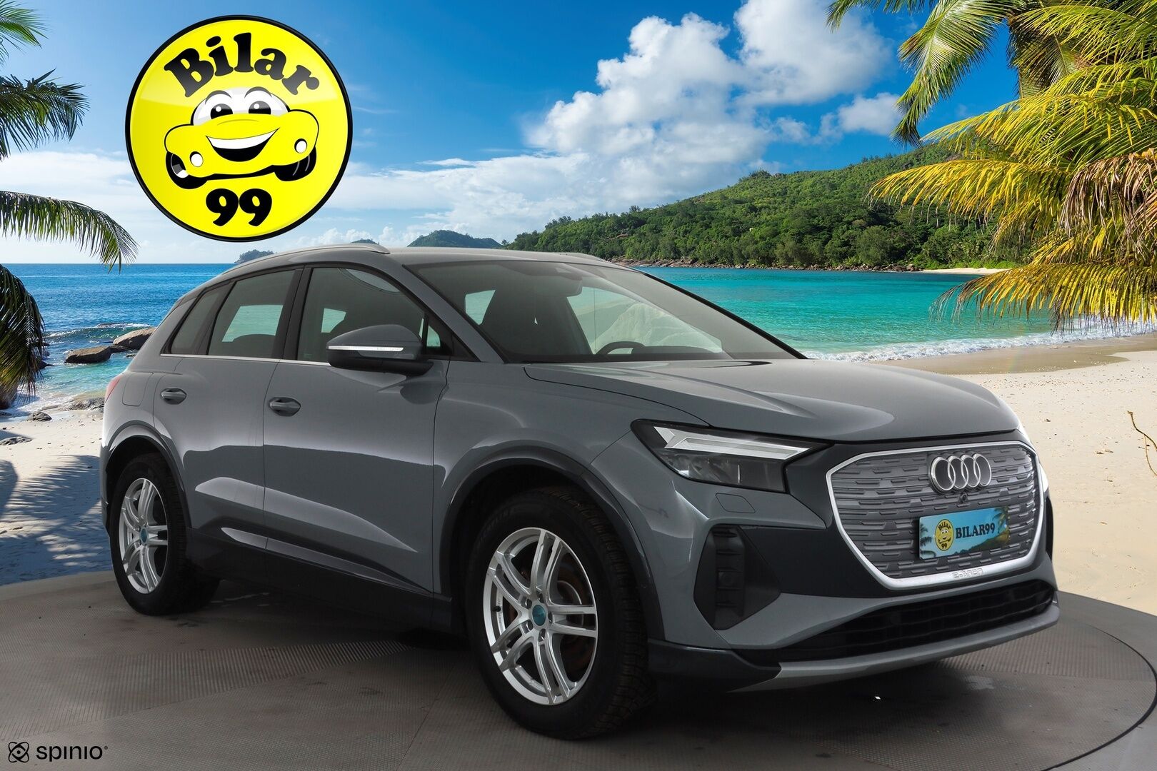 AUDI Q4 E-TRON 2023 40 e-tron * ACC / ILP / P.kamera / LED / SONOS / Sporttipenkit / Koukku / Digimittaristo / Sähköluukku * - Akku kuntotarkastettu SoH 96,3% / Kahdet renkaat aluvanteilla / Merkkihuollettu