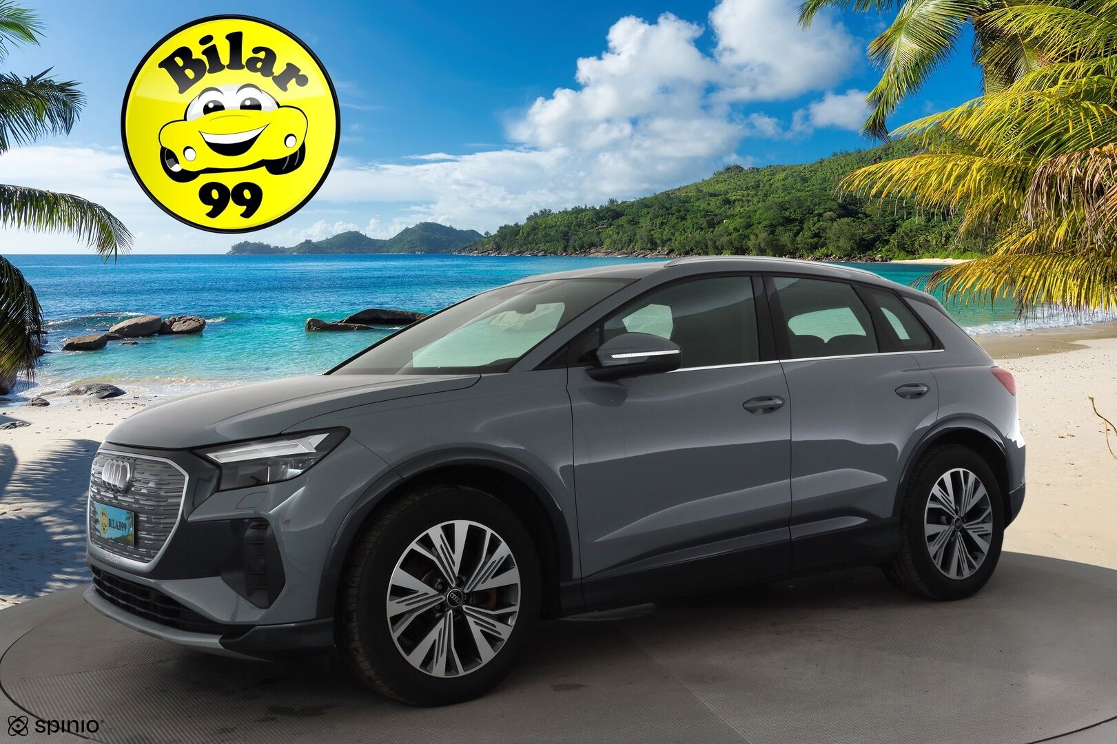 AUDI Q4 E-TRON 2023 40 e-tron * ACC / ILP / P.kamera / LED / SONOS / Sporttipenkit / Koukku / Digimittaristo / Sähköluukku * - Akku kuntotarkastettu SoH 96,3% / Kahdet renkaat aluvanteilla / Merkkihuollettu