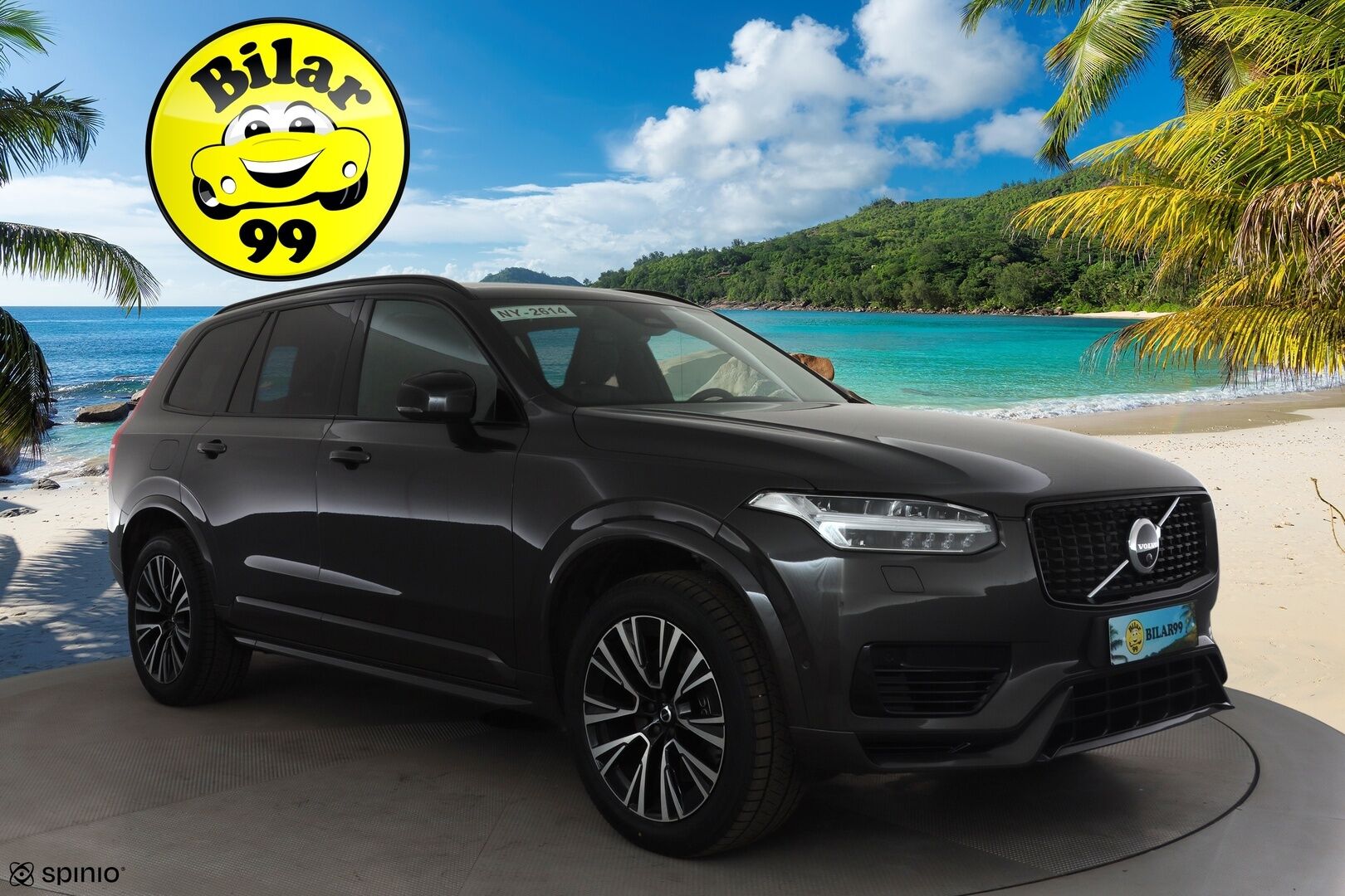 Volvo XC90 2023 T8 AWD Long Range High Performance Plus Dark 7-P * ACC / H&K / 360° / Muistipenkit / Full LED / Facelift * - Merkkihuollettu / Akku kuntotarkastettu SoH 95,9% - HULLUT AVAJAISHULINAT KORKOTARJOUS 3,29 %