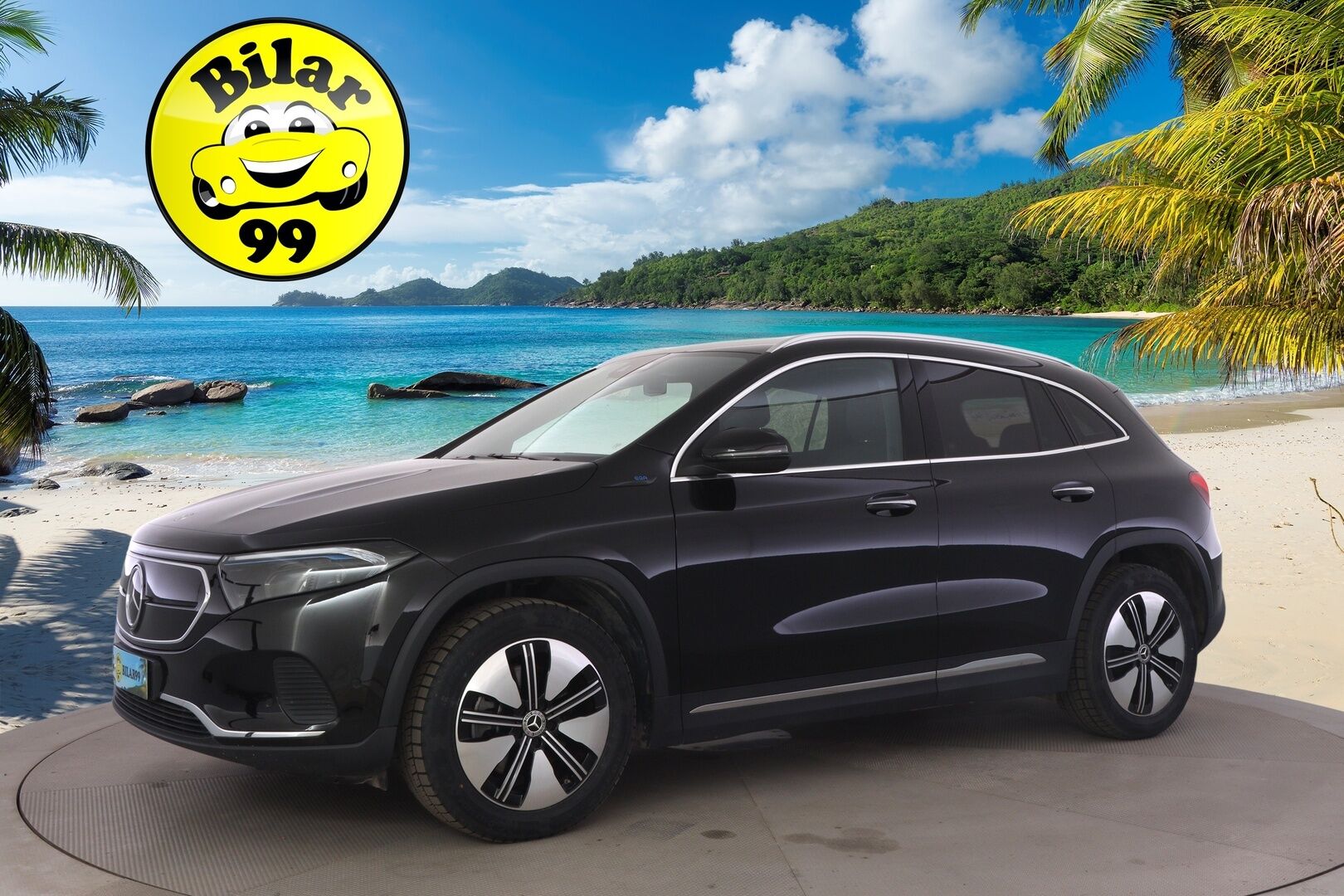 MERCEDES-BENZ EQA 2022 300 4matic Progressive * Distronic+ / P.kamera / LED / Navi / Widescreen / Midline / Puolinahat / KeylessGo * - SOH 97,9% - HULLUT AVAJAISHULINAT KORKOTARJOUS 3,29 %