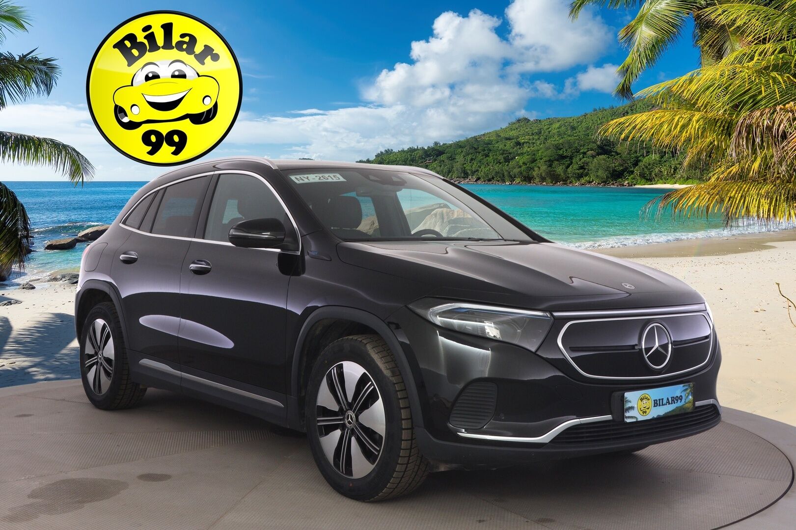 MERCEDES-BENZ EQA 2022 300 4matic Progressive * Distronic+ / P.kamera / LED / Navi / Widescreen / Midline / Puolinahat / KeylessGo * - SOH 97,9% - HULLUT AVAJAISHULINAT KORKOTARJOUS 3,29 %