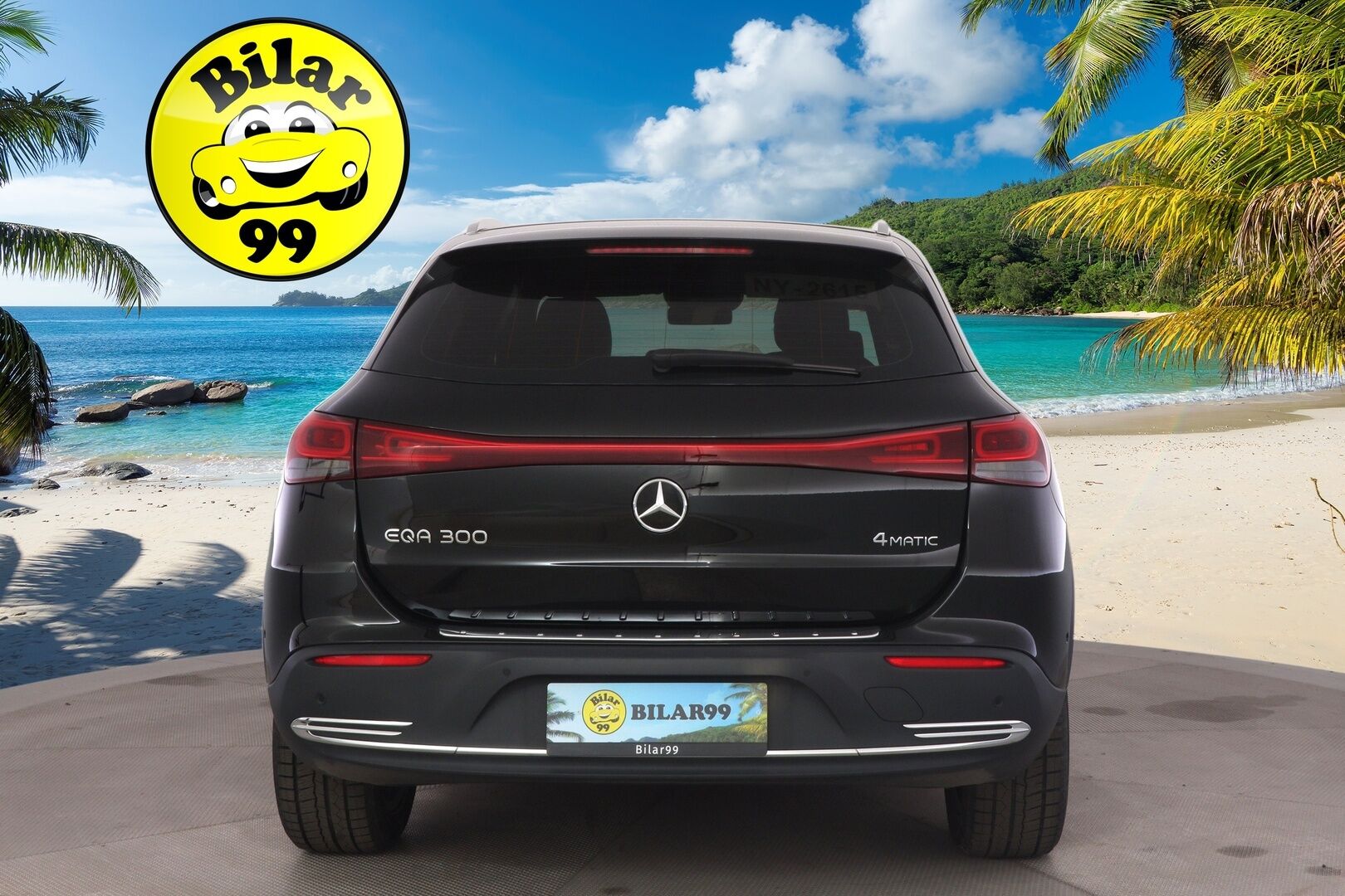 MERCEDES-BENZ EQA 2022 300 4matic Progressive * Distronic+ / P.kamera / LED / Navi / Widescreen / Midline / Puolinahat / KeylessGo * - SOH 97,9% - HULLUT AVAJAISHULINAT KORKOTARJOUS 3,29 %