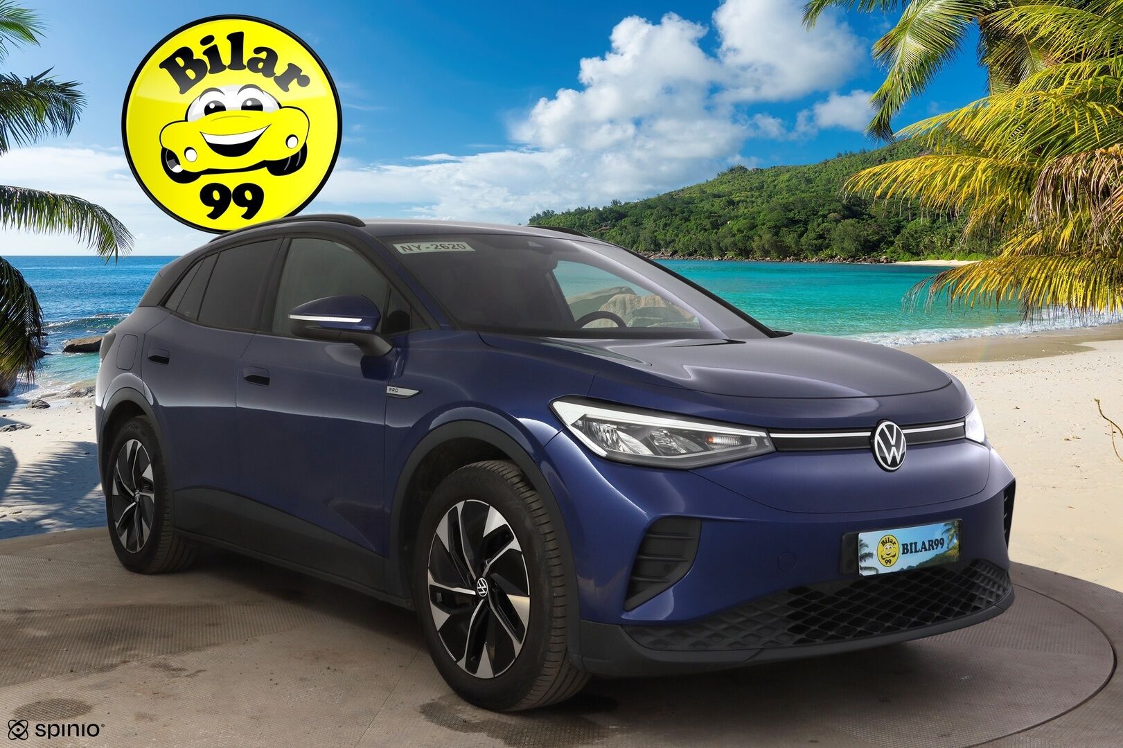 VOLKSWAGEN ID.4 2023 150kW 82kWh Top Sport Plus * ILP / ACC / Kaistavahti / LED / Koukku / Hierovat sporttipenkit muistilla / APP-connect * - Merkkihuollettu / Kahdet renkaat - HULLUT AVAJAISHULINAT KORKOTARJOUS 3,29 %