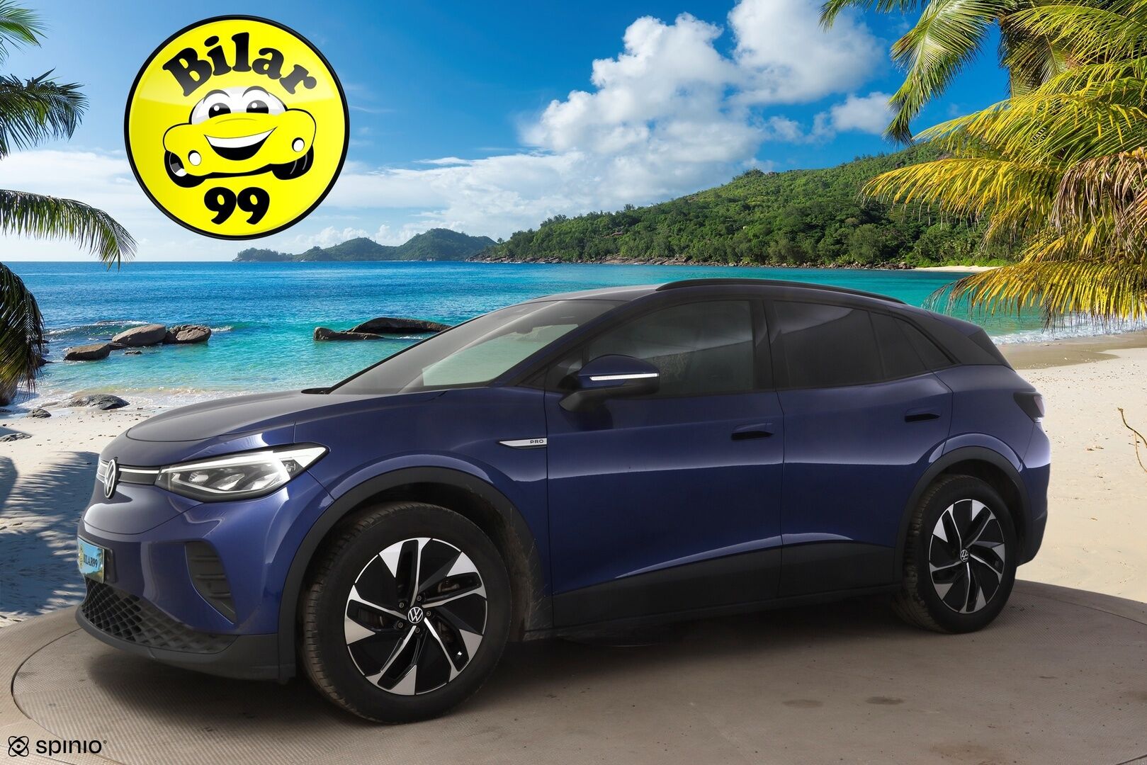 VOLKSWAGEN ID.4 2023 150kW 82kWh Top Sport Plus * ILP / ACC / Kaistavahti / LED / Koukku / Hierovat sporttipenkit muistilla / APP-connect * - Merkkihuollettu / Kahdet renkaat - HULLUT AVAJAISHULINAT KORKOTARJOUS 3,29 %