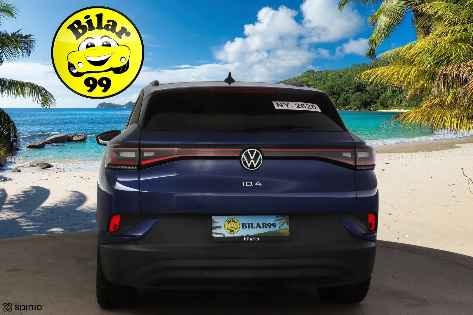 VOLKSWAGEN ID.4 2023 150kW 82kWh Top Sport Plus * ILP / ACC / Kaistavahti / LED / Koukku / Hierovat sporttipenkit muistilla / APP-connect * - Merkkihuollettu / Kahdet renkaat