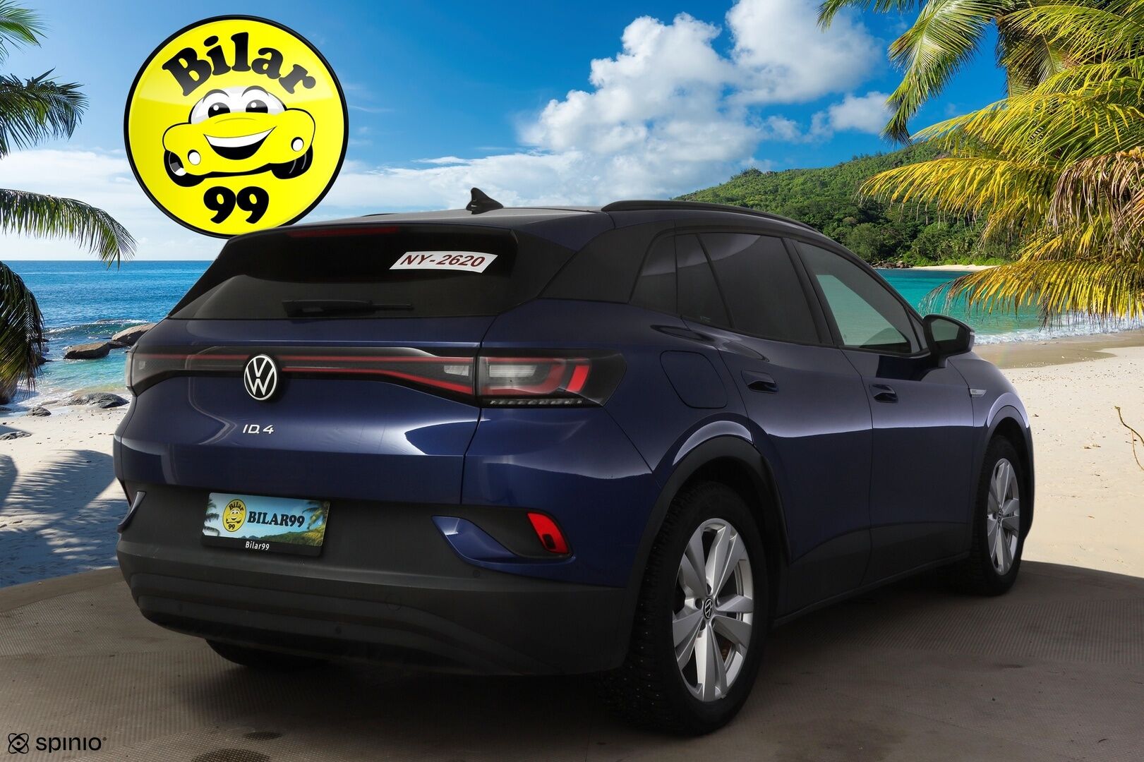 VOLKSWAGEN ID.4 2023 150kW 82kWh Top Sport Plus * ILP / ACC / Kaistavahti / LED / Koukku / Hierovat sporttipenkit muistilla / APP-connect * - Merkkihuollettu / Kahdet renkaat