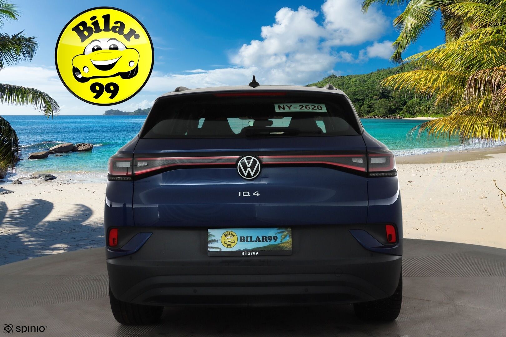 VOLKSWAGEN ID.4 2023 150kW 82kWh Top Sport Plus * ILP / ACC / Kaistavahti / LED / Koukku / Hierovat sporttipenkit muistilla / APP-connect * - Merkkihuollettu / Kahdet renkaat