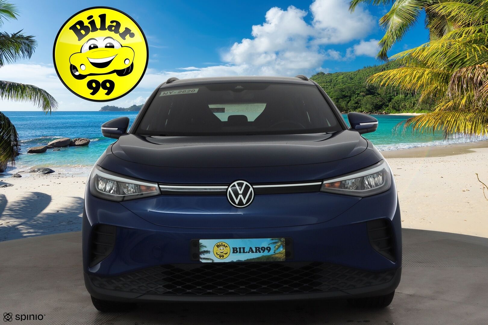 VOLKSWAGEN ID.4 2023 150kW 82kWh Top Sport Plus * ILP / ACC / Kaistavahti / LED / Koukku / Hierovat sporttipenkit muistilla / APP-connect * - Merkkihuollettu / Kahdet renkaat