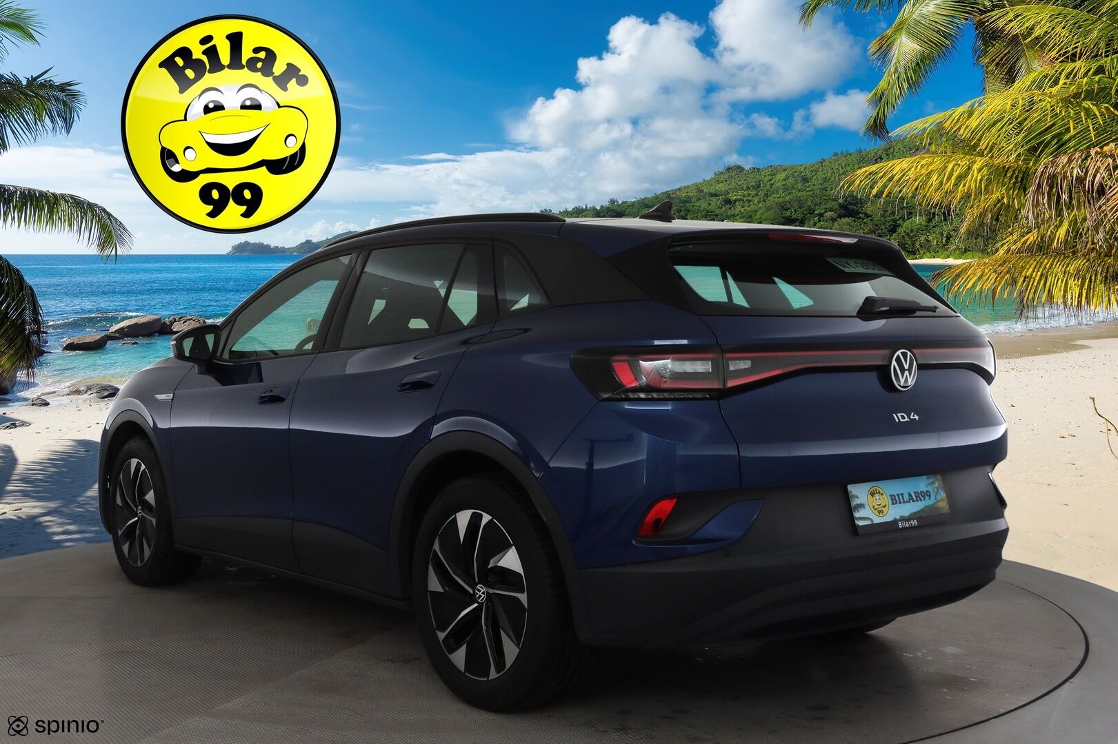 VOLKSWAGEN ID.4 2023 150kW 82kWh Top Sport Plus * ILP / ACC / Kaistavahti / LED / Koukku / Hierovat sporttipenkit muistilla / APP-connect * - Merkkihuollettu / Kahdet renkaat