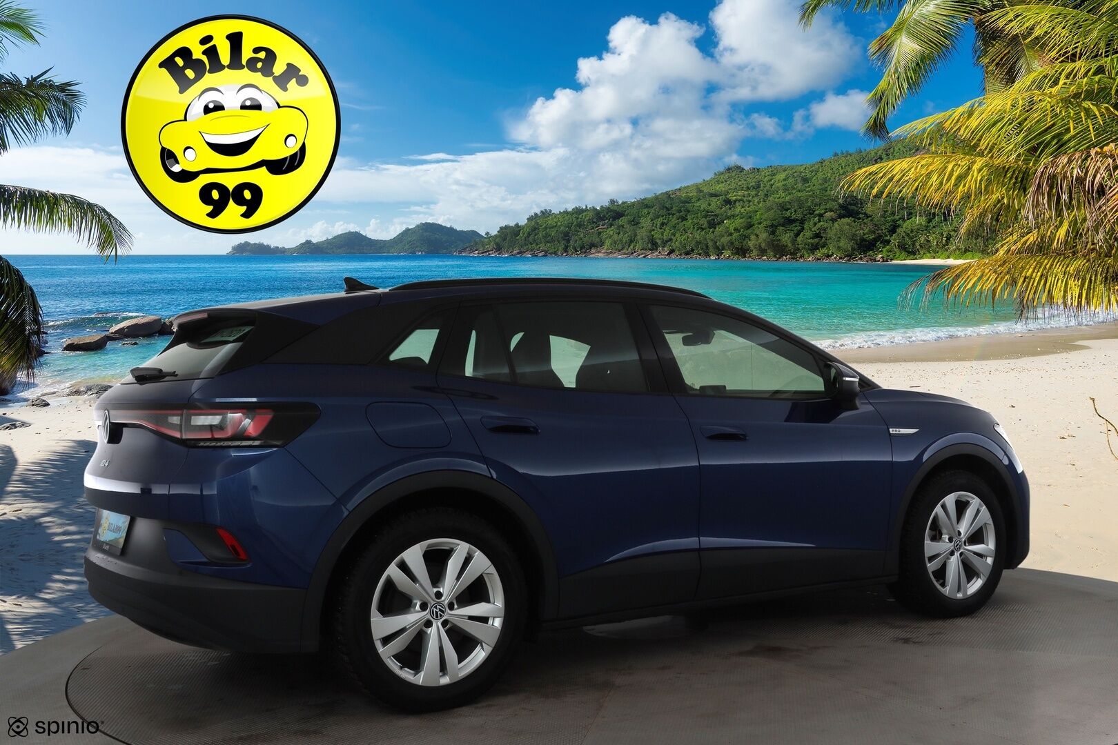 VOLKSWAGEN ID.4 2023 150kW 82kWh Top Sport Plus * ILP / ACC / Kaistavahti / LED / Koukku / Hierovat sporttipenkit muistilla / APP-connect * - Merkkihuollettu / Kahdet renkaat