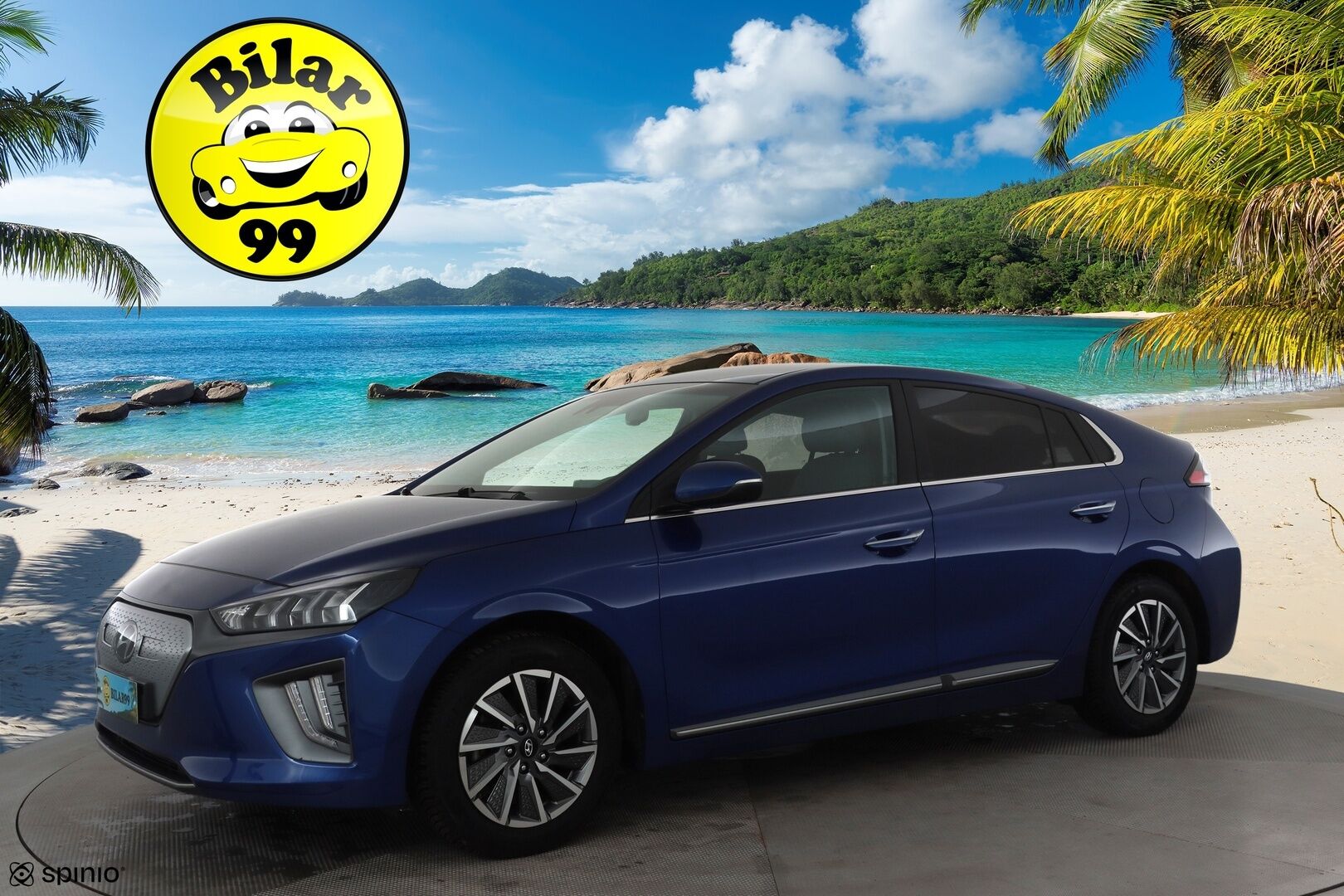 HYUNDAI IONIQ ELECTRIC 2021 MY21 38 kWh 136 hv Style * ILP / Koukku / ACC / LED / P.Kamera / Navi / Kaistavahti / Keyless * - 2x Latauskaapelit / Merkkihuollot