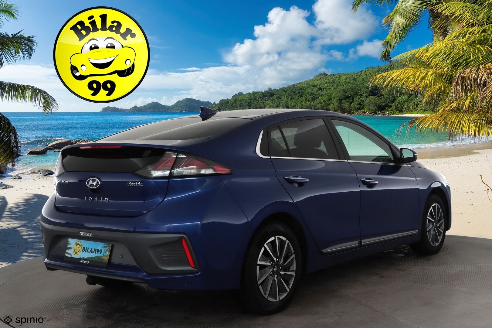 HYUNDAI IONIQ ELECTRIC 2021 MY21 38 kWh 136 hv Style * ILP / Koukku / ACC / LED / P.Kamera / Navi / Kaistavahti / Keyless * - 2x Latauskaapelit / Merkkihuollot