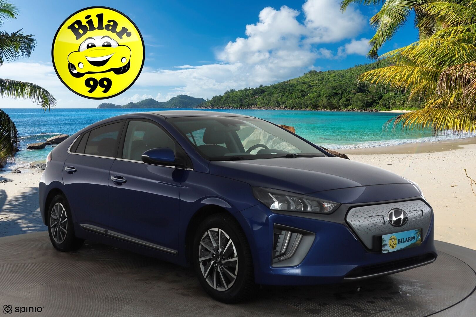 HYUNDAI IONIQ ELECTRIC 2021 MY21 38 kWh 136 hv Style * ILP / Koukku / ACC / LED / P.Kamera / Navi / Kaistavahti / Keyless * - 2x Latauskaapelit / Merkkihuollot