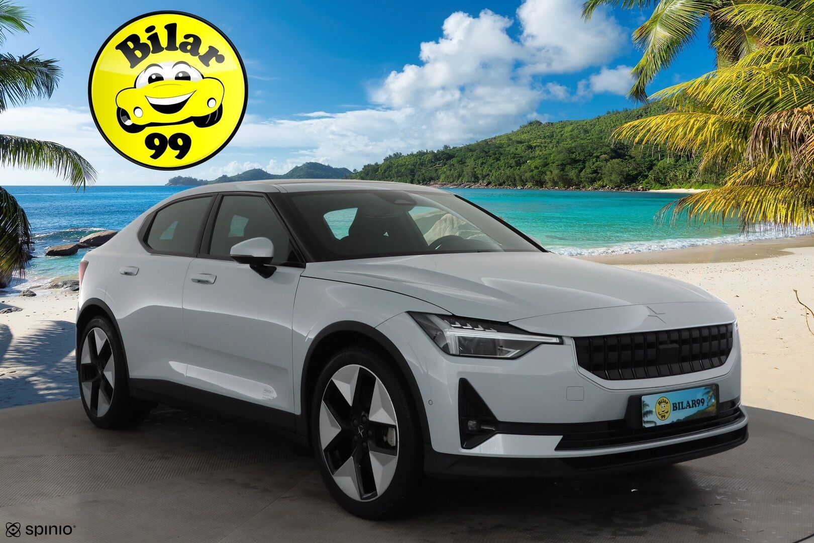 POLESTAR 2 2023 Long Range Dual Motor * Koukku / ILP / H&K / 360° / LED / ACC / Lasikatto / Sportpenkki Muistilla / Navi * - 2x Latauskaapelit / Kahdet renkaat 