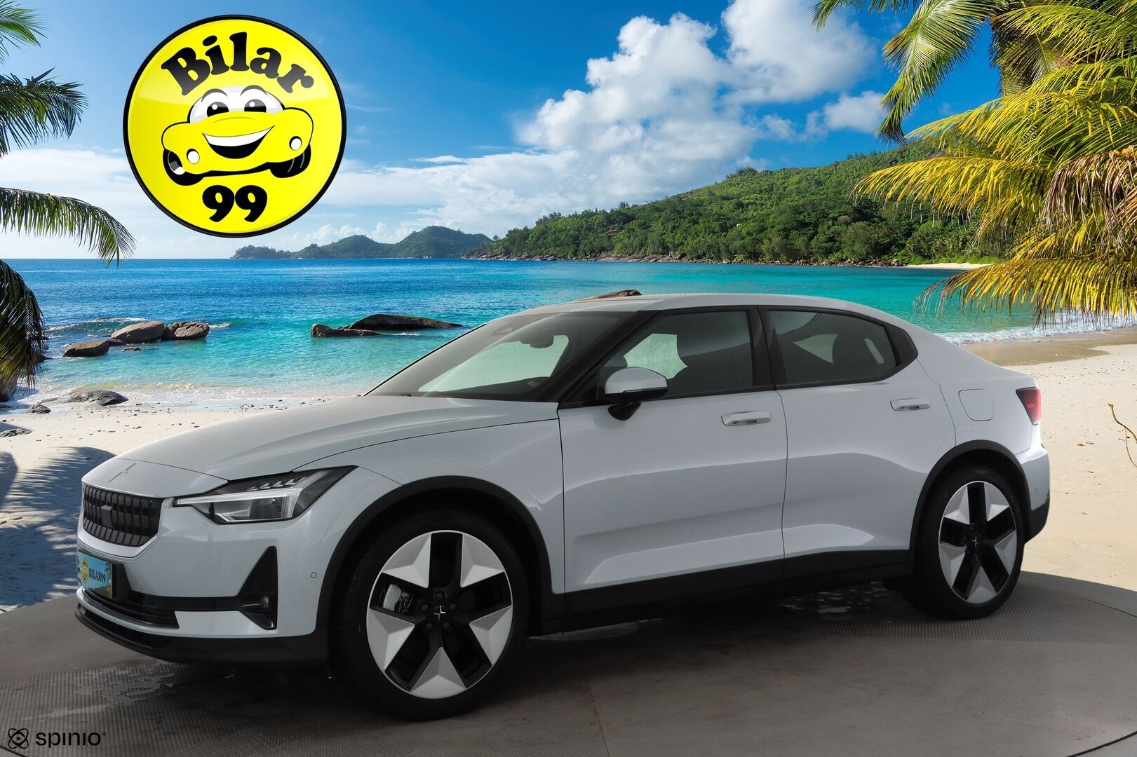 POLESTAR 2 2023 Long Range Dual Motor * Koukku / ILP / H&K / 360° / LED / ACC / Lasikatto / Sportpenkki Muistilla / Navi * - 2x Latauskaapelit / Kahdet renkaat 