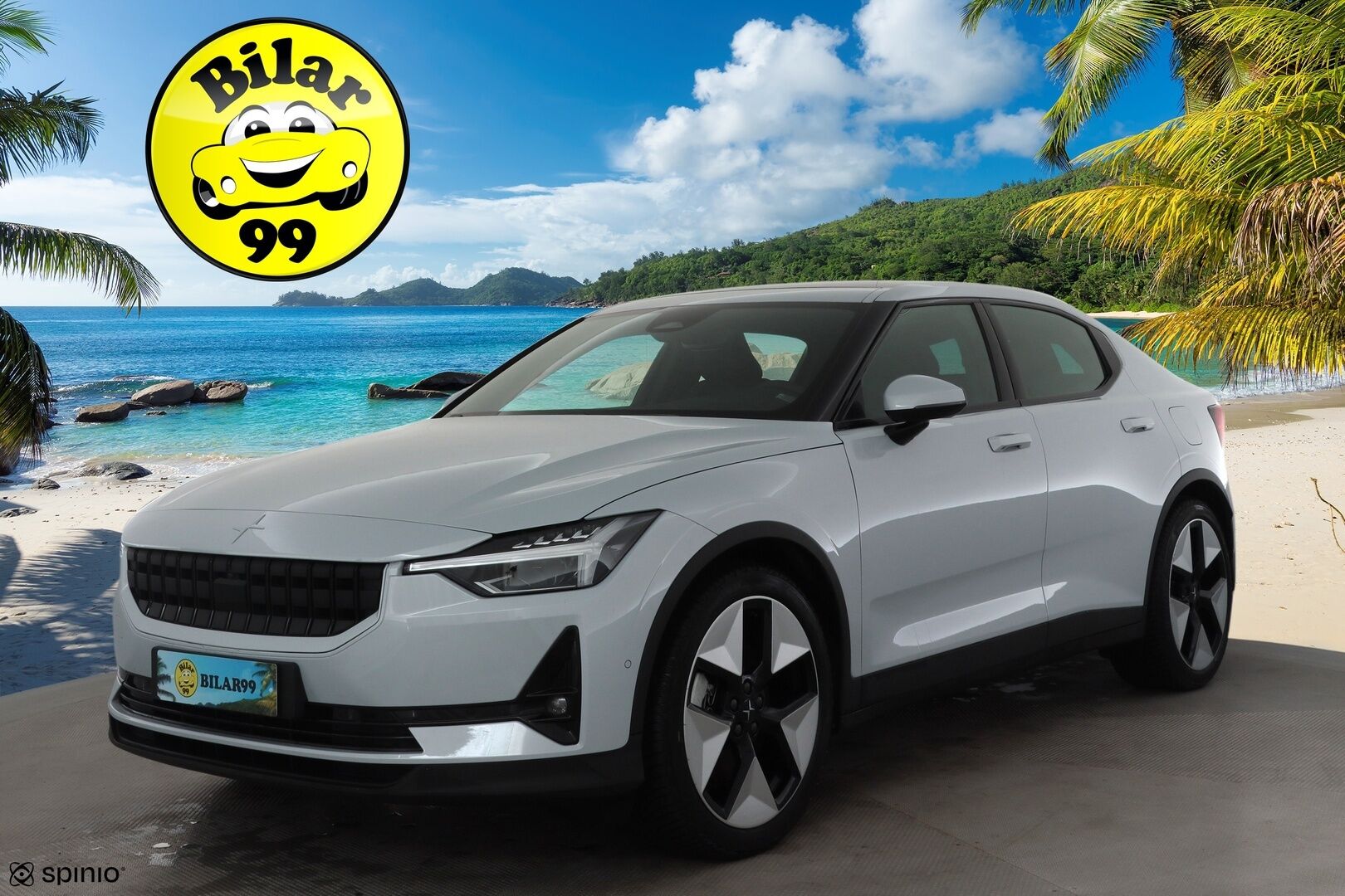 POLESTAR 2 2023 Long Range Dual Motor * Koukku / ILP / H&K / 360° / LED / ACC / Lasikatto / Sportpenkki Muistilla / Navi * - 2x Latauskaapelit / Kahdet renkaat 