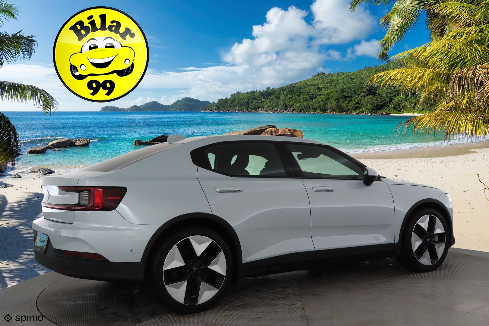 POLESTAR 2 2023 Long Range Dual Motor * Koukku / ILP / H&K / 360° / LED / ACC / Lasikatto / Sportpenkki Muistilla / Navi * - 2x Latauskaapelit / Kahdet renkaat 