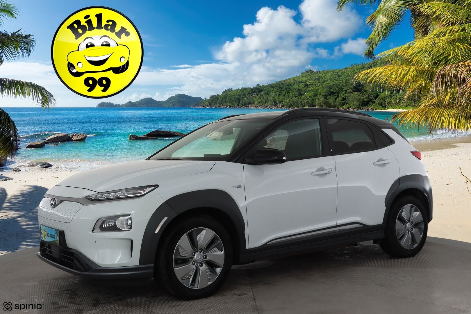 HYUNDAI KONA 2020 EV 64kWh 150 Premium * ACC / HUD / P.kamera / LED / ILP / Krell / Sähköpenkit / Ilmastoidut nahat / Navi * - Merkkihuollettu / Huippuvarusteet