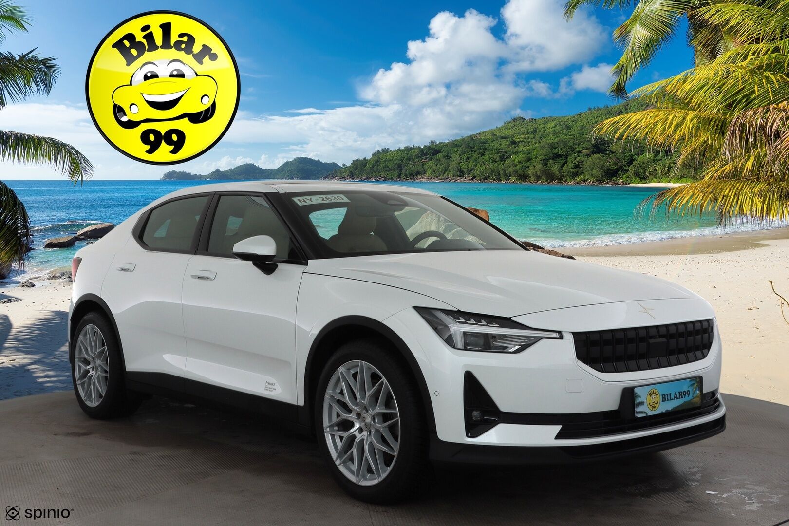 POLESTAR 2 2022 Long Range Dual Motor * Pilot&Plus / ILP / H&K / 360° / Pixel-LED / ACC / Lasikatto / Sportpenkki Muistilla / Koukku * - 2x Latauskaapelit / Kahdet renkaat 