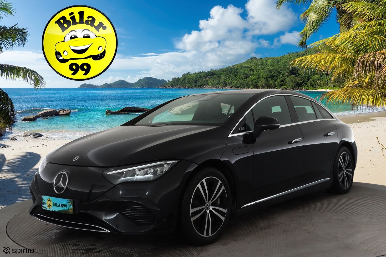 MERCEDES-BENZ EQE 2024 300 * ALV / Nahkasisusta / Distronic Pro / Lämpöpumppu / Muistipenkit / LED / KeylessGo / Sähköluukku / Comand Navi / LED - Kahdet renkaat aluvanteilla / Merkkihuollettu / Juuri tullut Tampereelle!