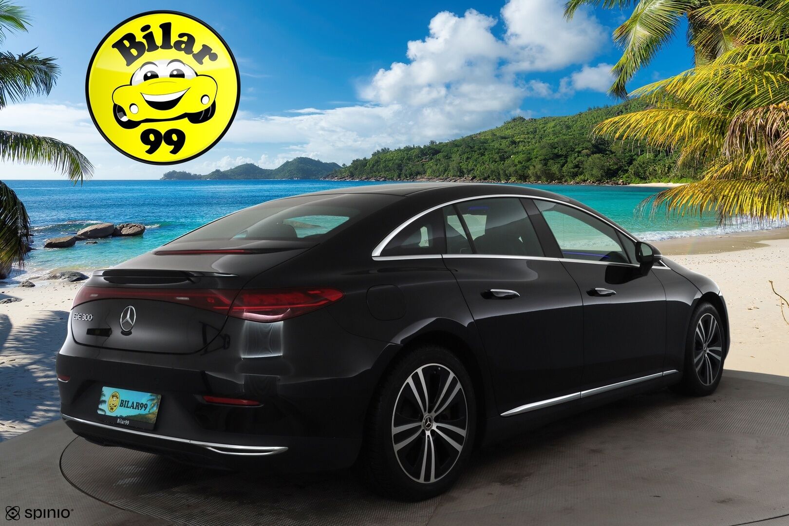 MERCEDES-BENZ EQE 2024 300 * ALV / Nahkasisusta / Distronic Pro / Lämpöpumppu / Muistipenkit / LED / KeylessGo / Sähköluukku / Comand Navi / LED - Kahdet renkaat aluvanteilla / Merkkihuollettu / Juuri tullut Tampereelle! - HULLUT AVAJAISHULINAT KORKOTARJOUS 3,29 %