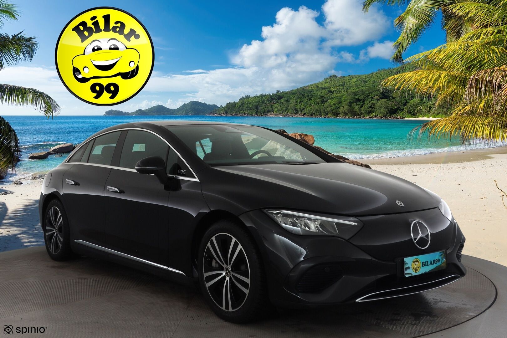 MERCEDES-BENZ EQE 2024 300 * ALV / Nahkasisusta / Distronic Pro / Lämpöpumppu / Muistipenkit / LED / KeylessGo / Sähköluukku / Comand Navi / LED - Kahdet renkaat aluvanteilla / Merkkihuollettu / Juuri tullut Tampereelle! - HULLUT AVAJAISHULINAT KORKOTARJOUS 3,29 %