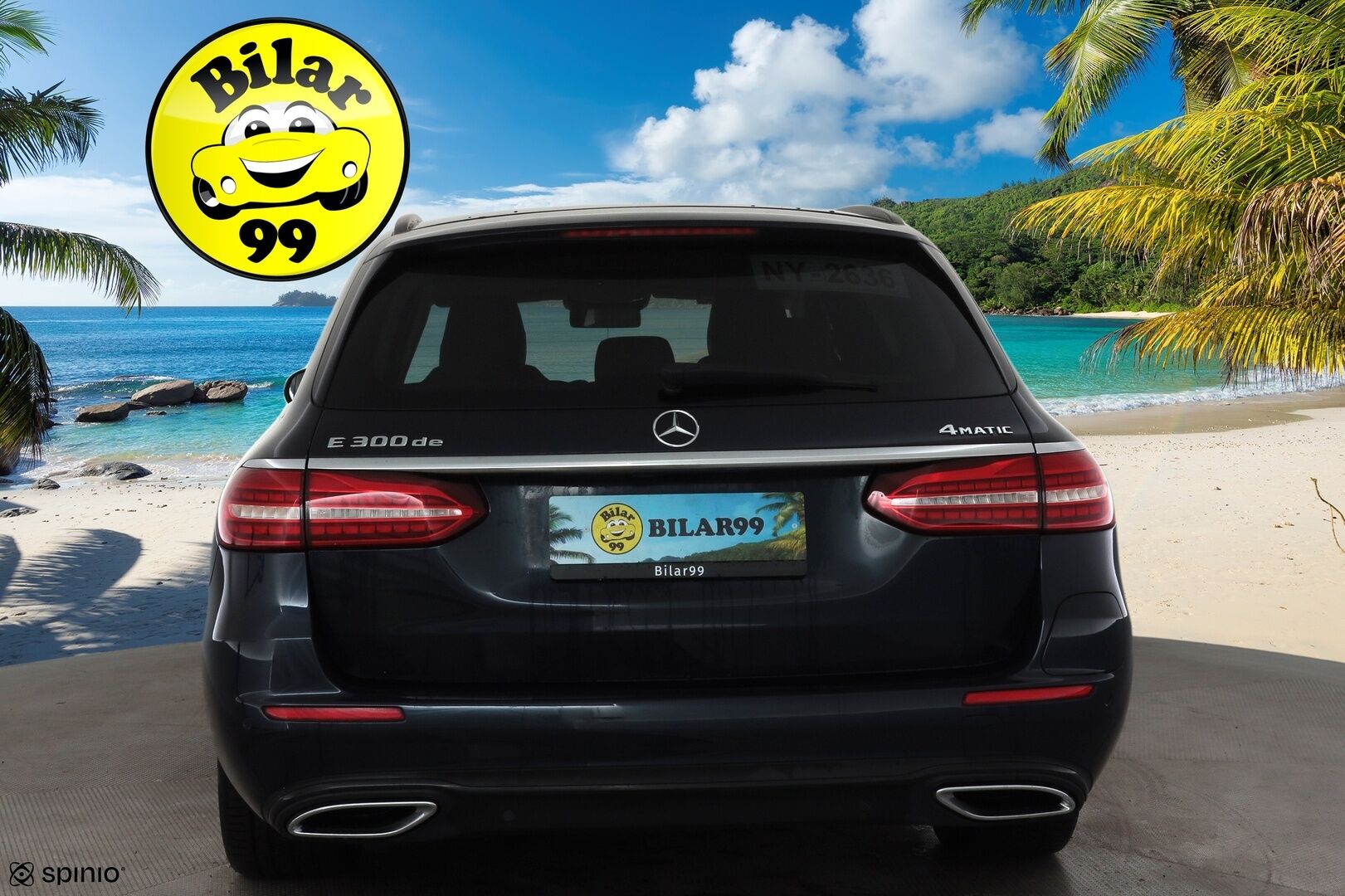 MERCEDES-BENZ E 2023 300 de 4Matic T 9G-Tronic Avantgarde * Distronic+ / 360° / Burmester / Muistipenkit / Koukku / KeylessGo / Vaaleat nahat * - Akku kuntotarkastettu / Kahdet renkaat aluvanteilla / Merkkihuollettu