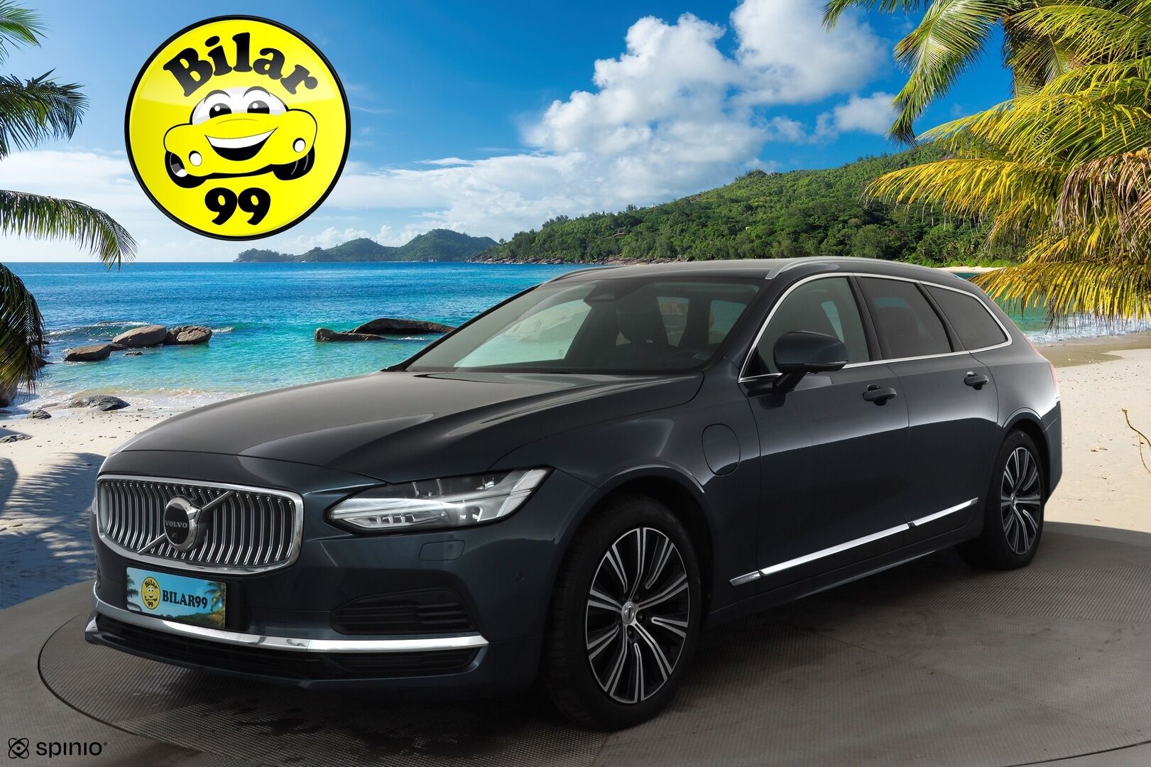 Volvo V90 2022 T6 Recharge TwE AWD Inscription Expression aut * Muistipenkit / Webasto / Adapt.Vakkari / Vetokoukku / 360-Kamera / - Akku kuntotarkastettu SoH 95% / Kahdet renkaat aluvanteilla / Merkkihuollettu / Facelift!
