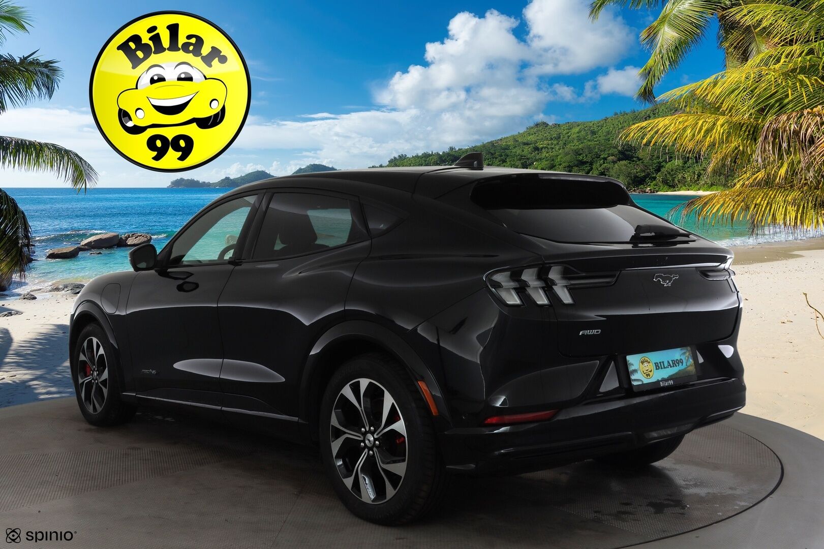 FORD MUSTANG MACH-E 2022 AWD 351 * B&O / ACC / LED / Muistipenkki / 360° / Kaistavahti / Navi / Keyless * - 2x Latauskaapelit 