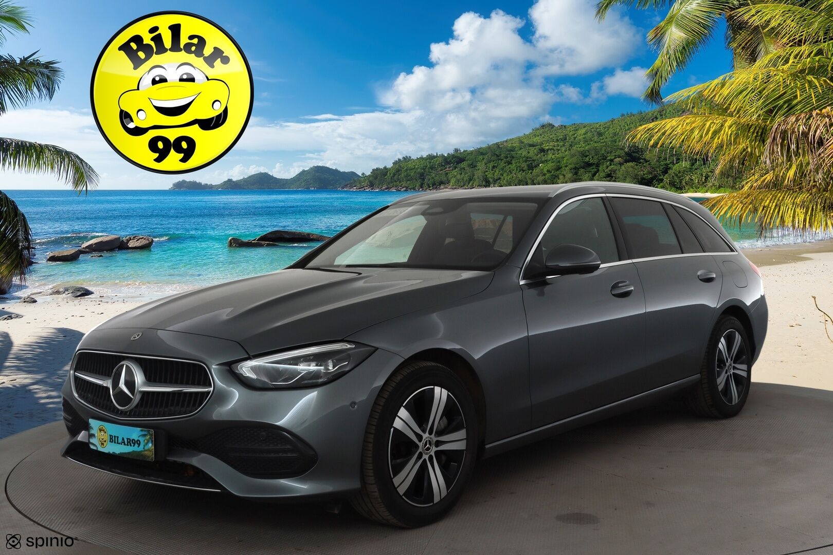 MERCEDES-BENZ C 2023 300 de 4Matic * Distronic Pro / P.kamera / Koukku / LED / Navi / Puolinahat / Sähköluukku * - Kahdet renkaat aluvanteilla