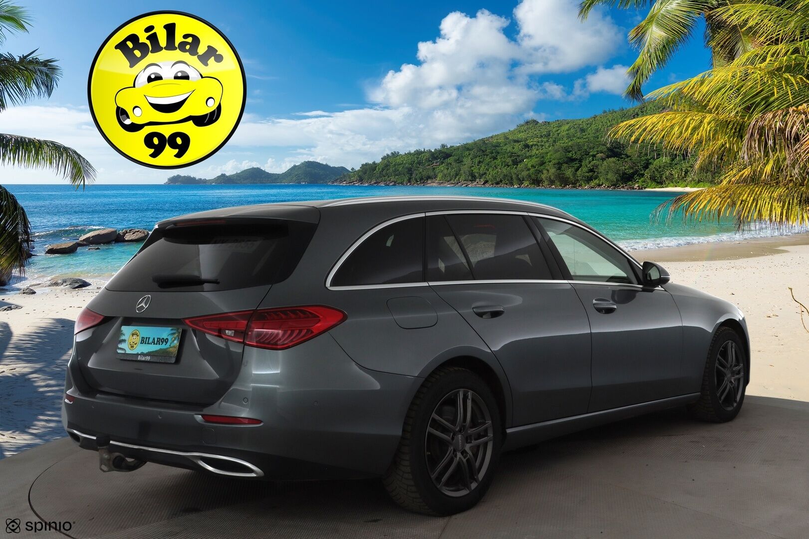 MERCEDES-BENZ C 2023 300 de 4Matic * Distronic Pro / P.kamera / Koukku / LED / Navi / Puolinahat / Sähköluukku * - Kahdet renkaat aluvanteilla
