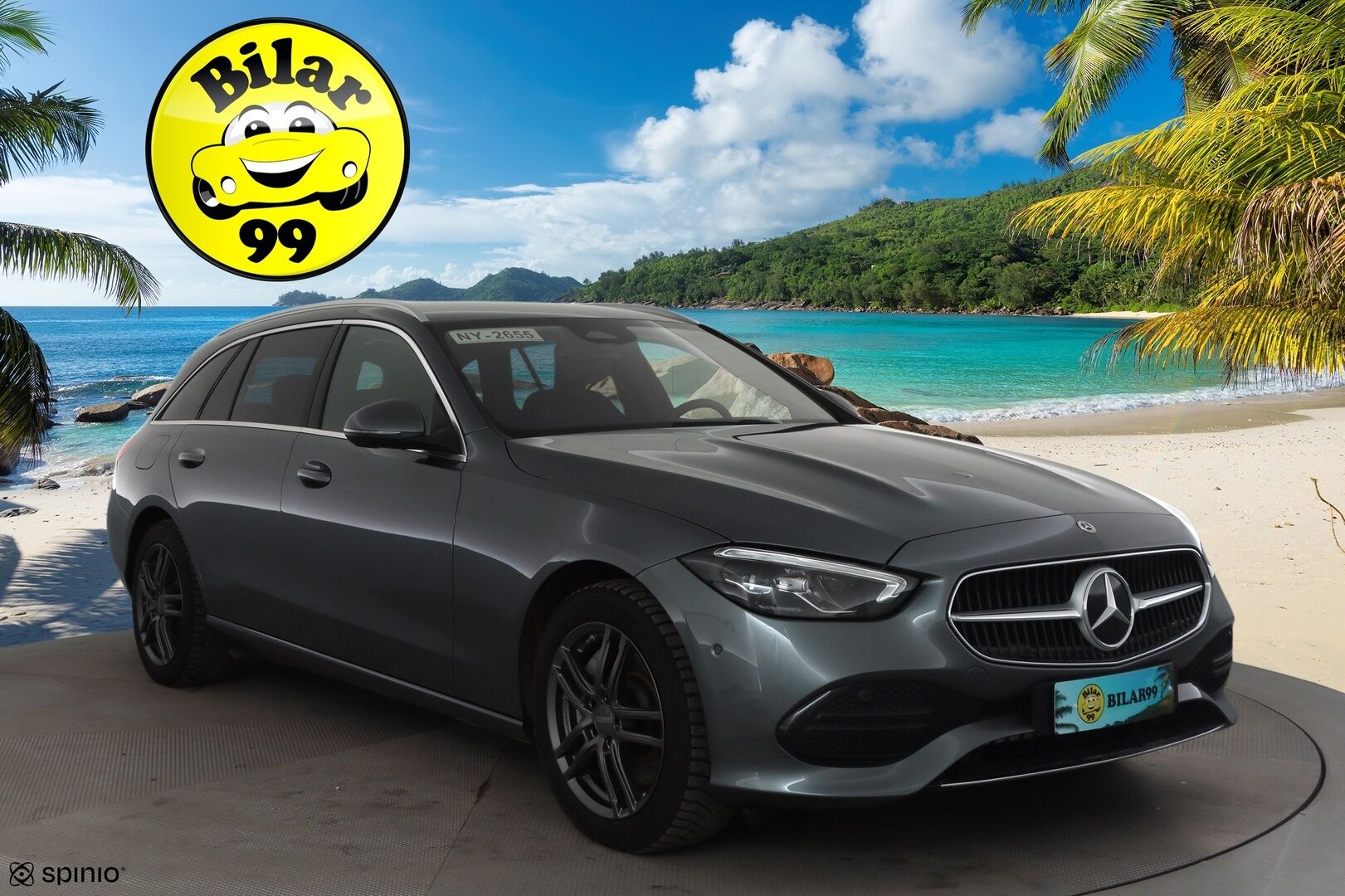 MERCEDES-BENZ C 2023 300 de 4Matic * Distronic Pro / P.kamera / Koukku / LED / Navi / Puolinahat / Sähköluukku * - Kahdet renkaat aluvanteilla