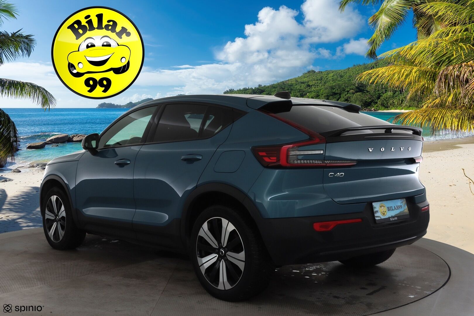 Volvo C40 2023 Recharge Twin Ultimate * ACC / 360° / H&K / Koukku / ILP / Pixel LED / Lasikatto / Muistipenkki / KeylessGo / BLIS * - Akku kuntotarkastettu / Merkkihuollettu / Huippu varusteet / Alv