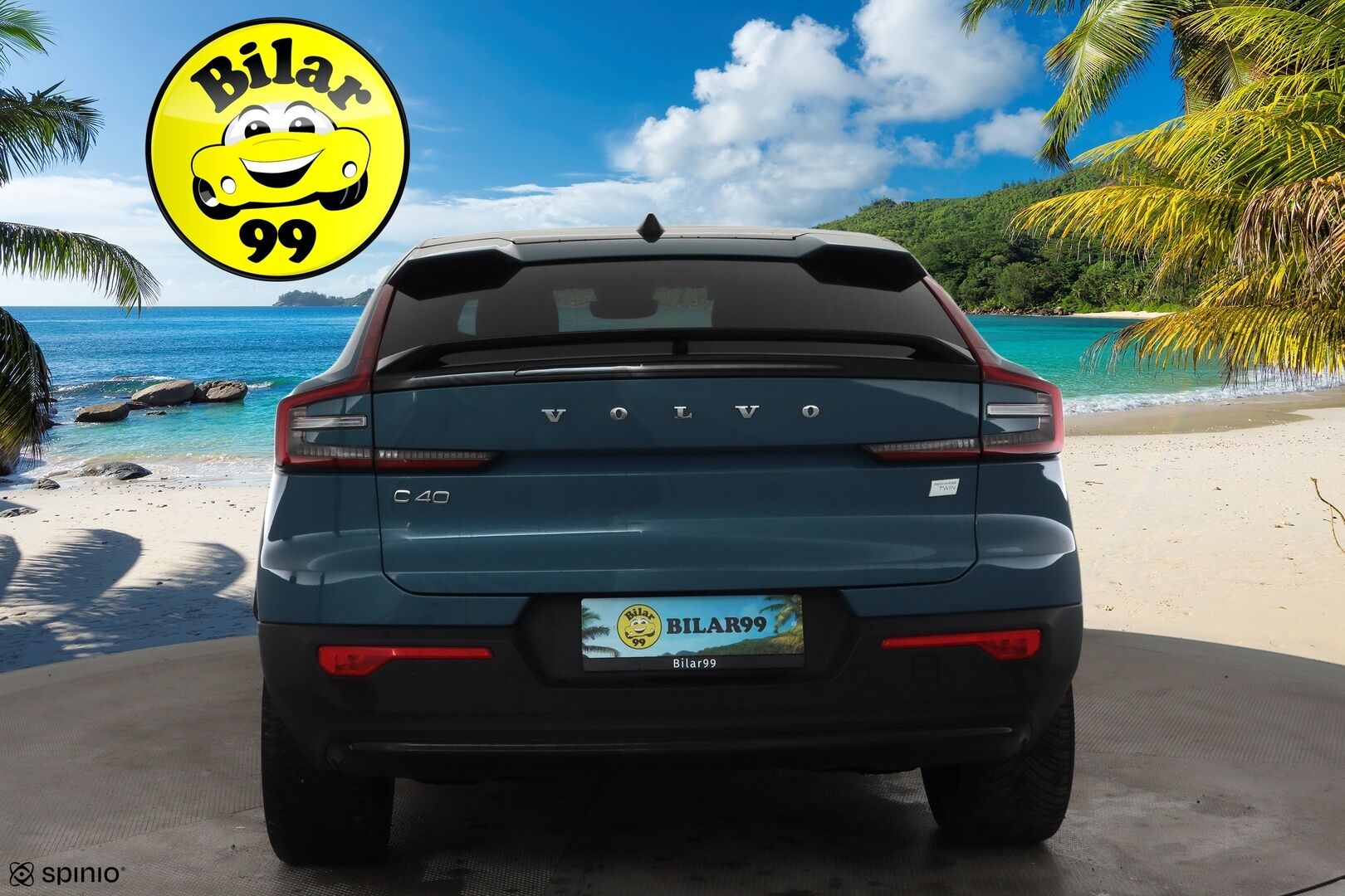 Volvo C40 2023 Recharge Twin Ultimate * ACC / 360° / H&K / Koukku / ILP / Pixel LED / Lasikatto / Muistipenkki / KeylessGo / BLIS * - Akku kuntotarkastettu / Merkkihuollettu / Huippu varusteet / Alv