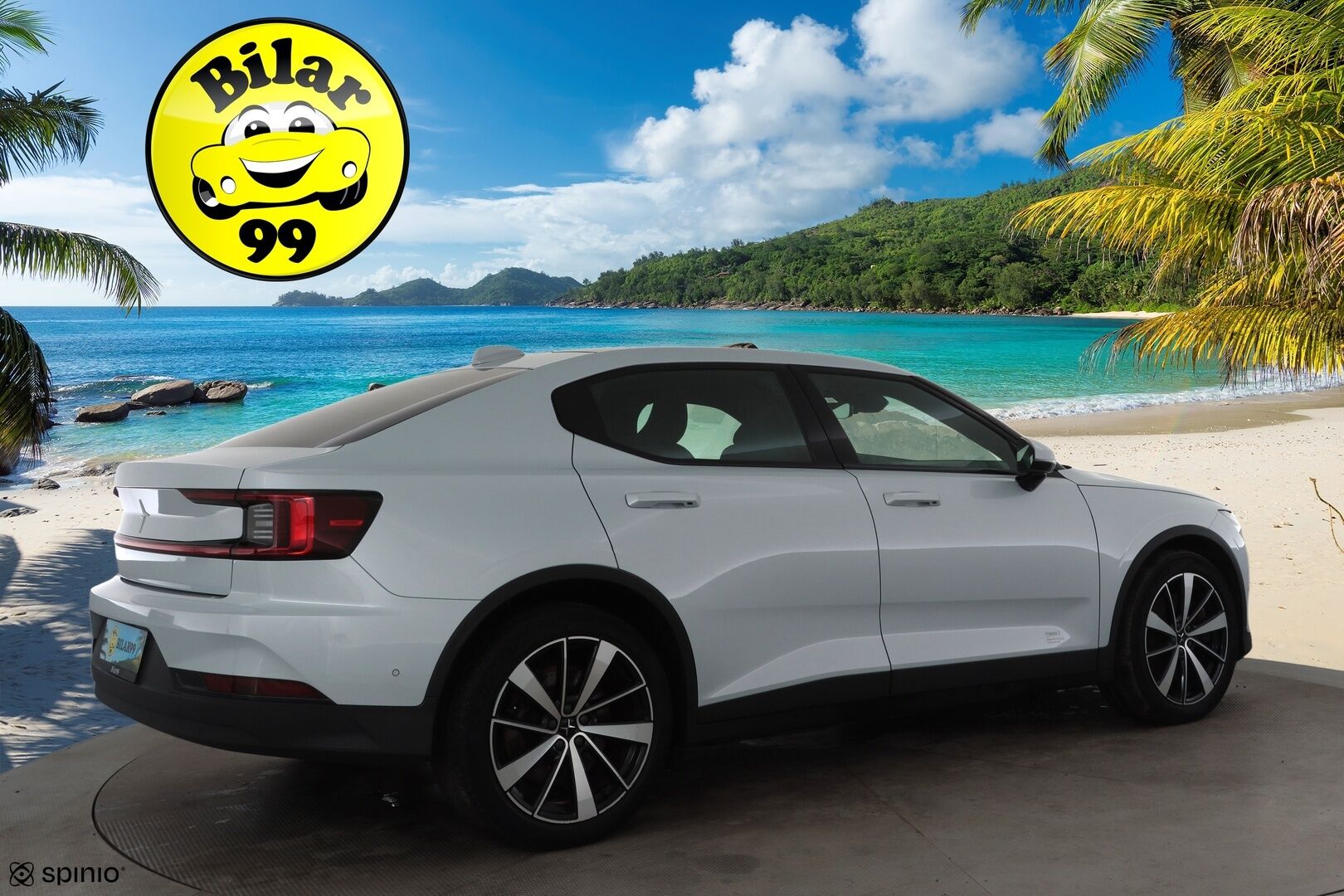 POLESTAR 2 2022 Dual Motor 78 kWh * ACC / ILP / Pixel-LED / Lasikatto / H&K / 360-Kamera / Sporttipenkit / Apple&Android * - Merkkihuollettu / Koti & kauppalaturi