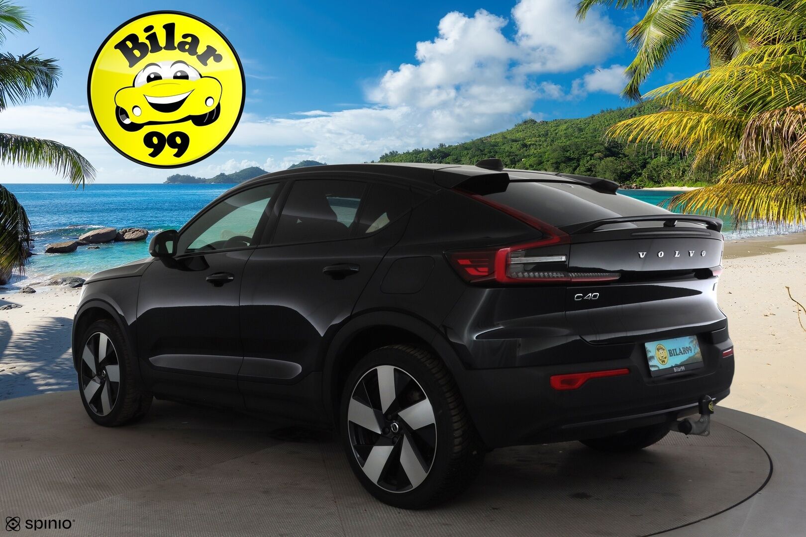 Volvo C40 2023 Recharge Single Motor Plus * ACC / Pilot assist / ILP / LED / Muistipenkki / P.kamera / Koukku / Sporttipenkit * - Akku kuntotarkastettu / Kahdet renkaat / Koti & Kauppalaturi