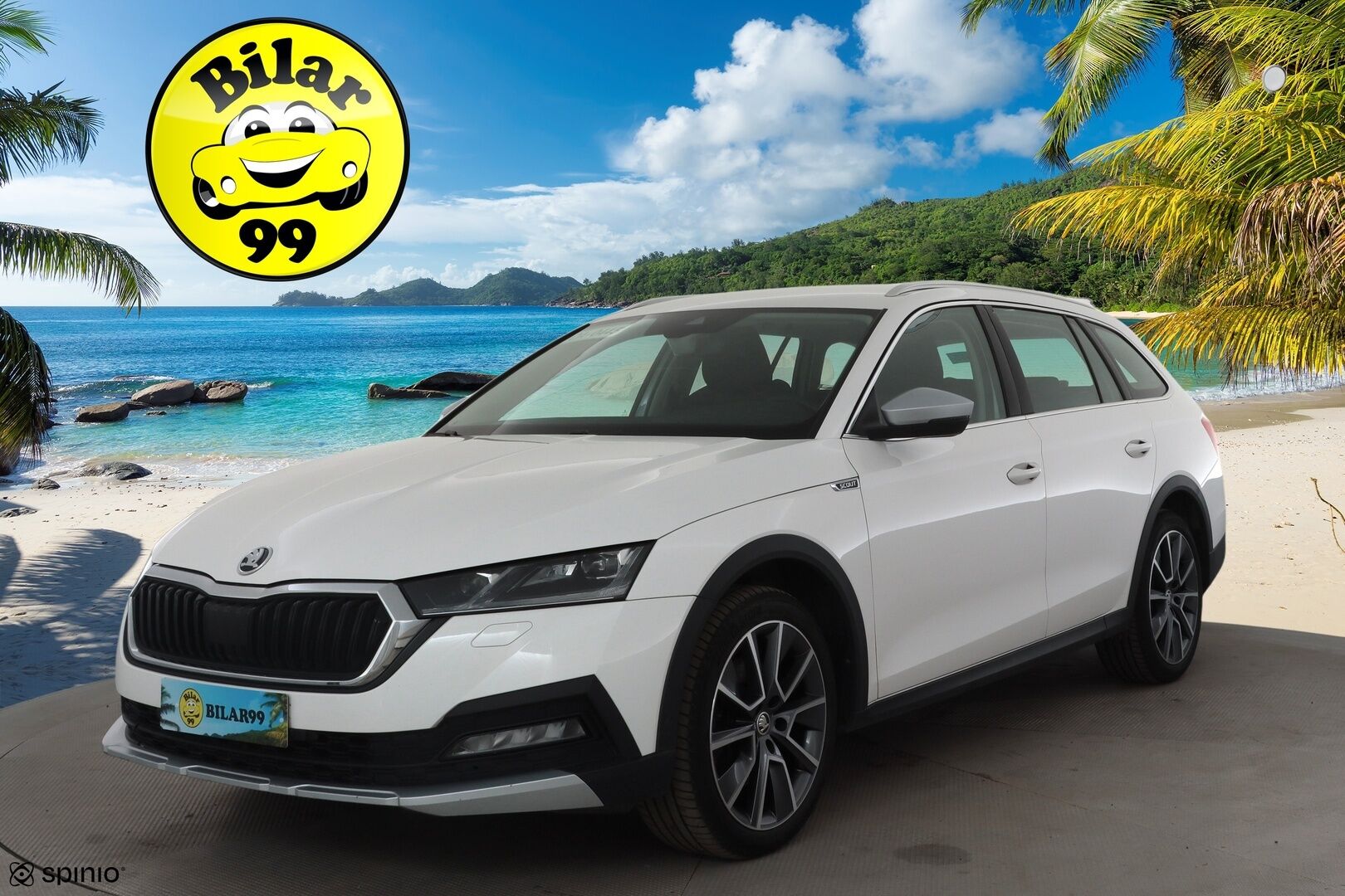 SKODA OCTAVIA 2022 Combi 2.0 TDI 150 4x4 Scout DSG * ACC / Webasto / Skoda crystal light / Koukku / P.kamera / Smartlink / Keyless* - Webasto / Merkkihuollettu / Kahdet renkaat - HULLUT AVAJAISHULINAT KORKOTARJOUS 3,29 %