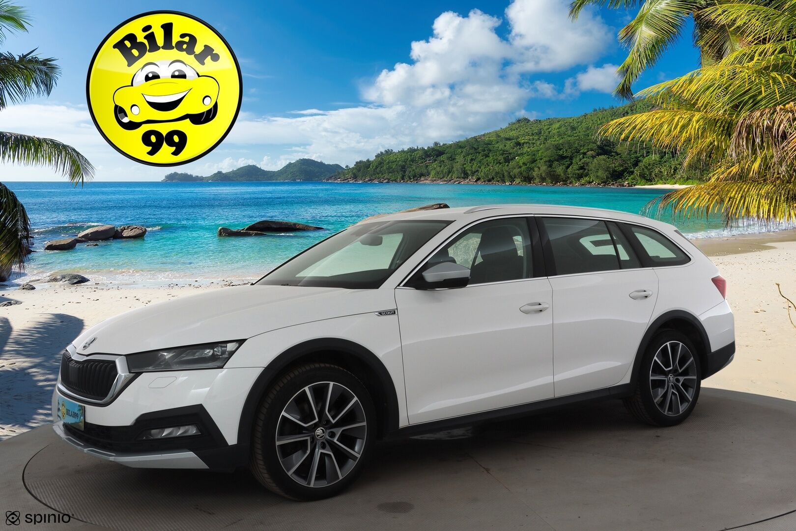 SKODA OCTAVIA 2022 Combi 2.0 TDI 150 4x4 Scout DSG * ACC / Webasto / Skoda crystal light / Koukku / P.kamera / Smartlink / Keyless* - Webasto / Merkkihuollettu / Kahdet renkaat