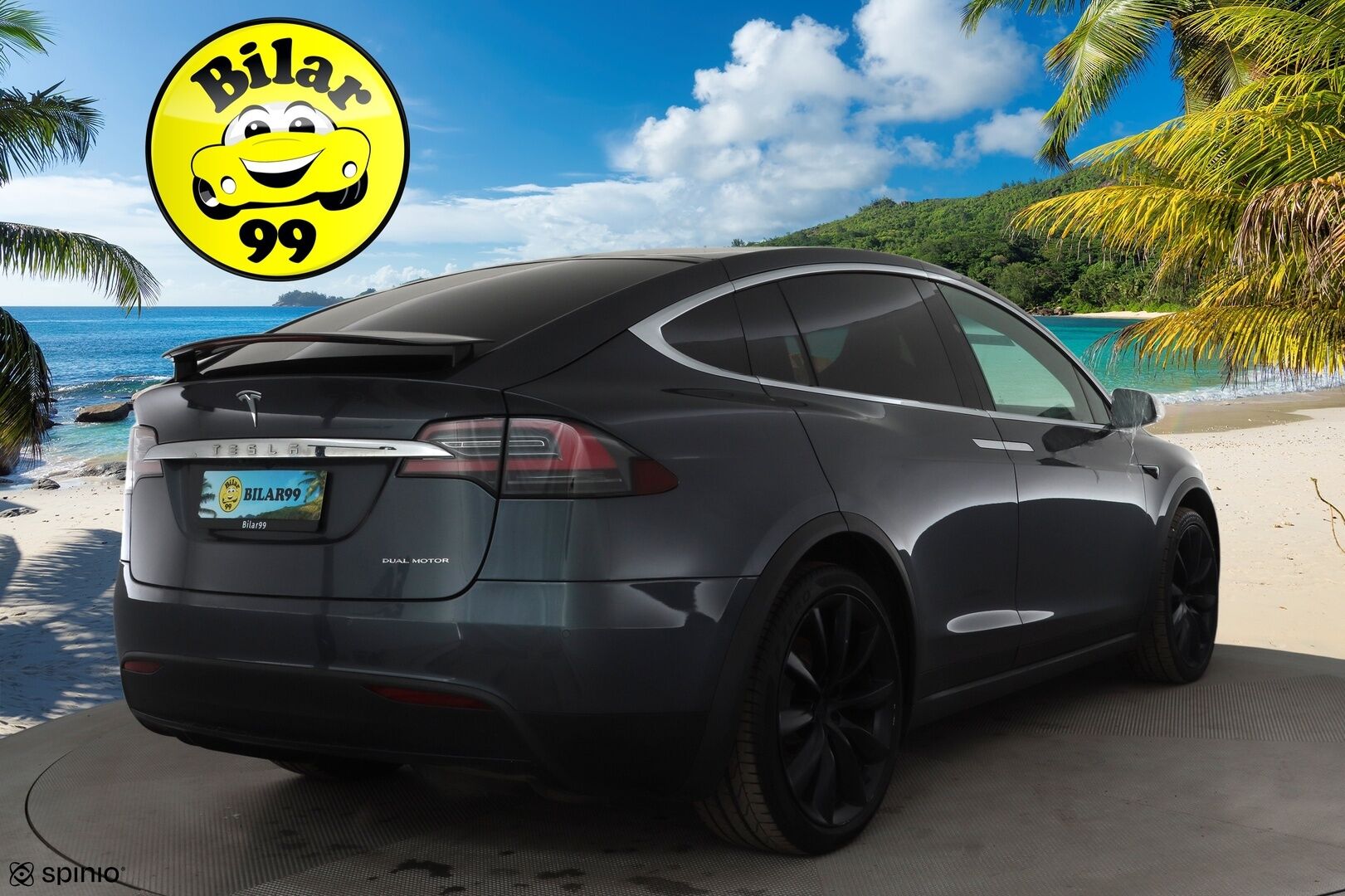 TESLA MODEL X 2019 Long Range AWD 6-P * Ilma-alusta / ACC / LED / P.Kamera / Koukku / Kaistavahti / Keyless * - 2x Latauskaapelit