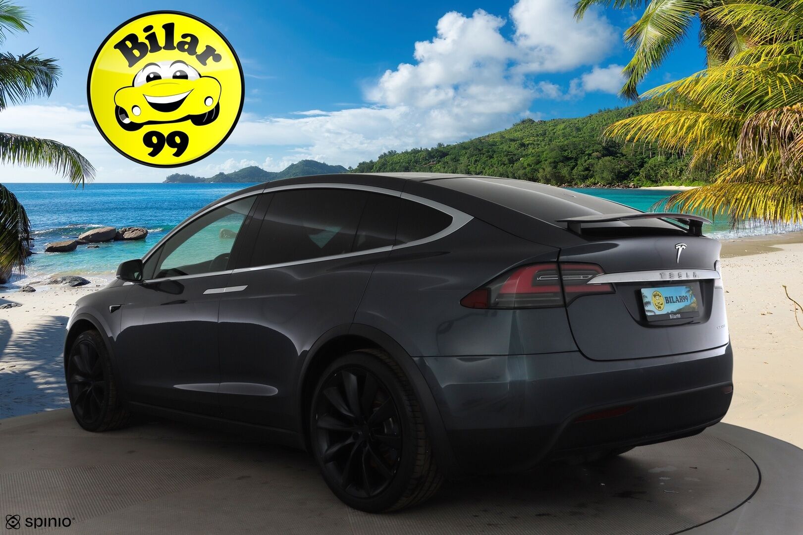 TESLA MODEL X 2019 Long Range AWD 6-P * Ilma-alusta / ACC / LED / P.Kamera / Koukku / Kaistavahti / Keyless * - 2x Latauskaapelit