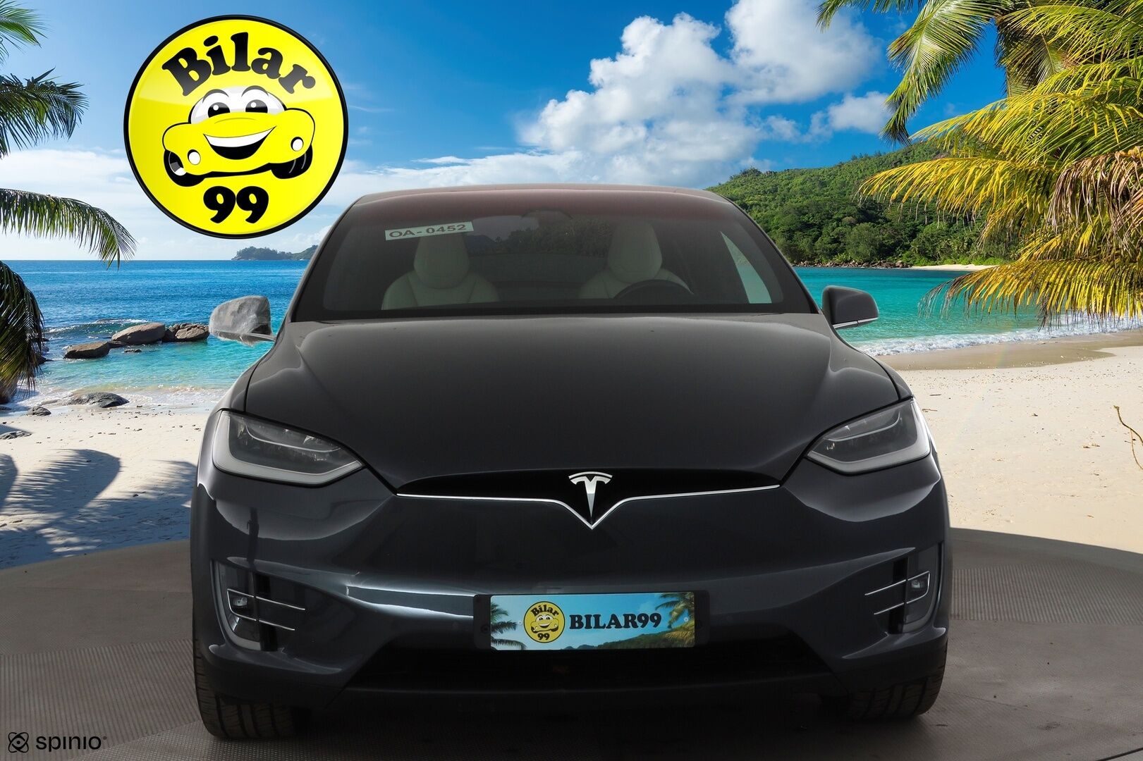 TESLA MODEL X 2019 Long Range AWD 6-P * Ilma-alusta / ACC / LED / P.Kamera / Koukku / Kaistavahti / Keyless * - 2x Latauskaapelit