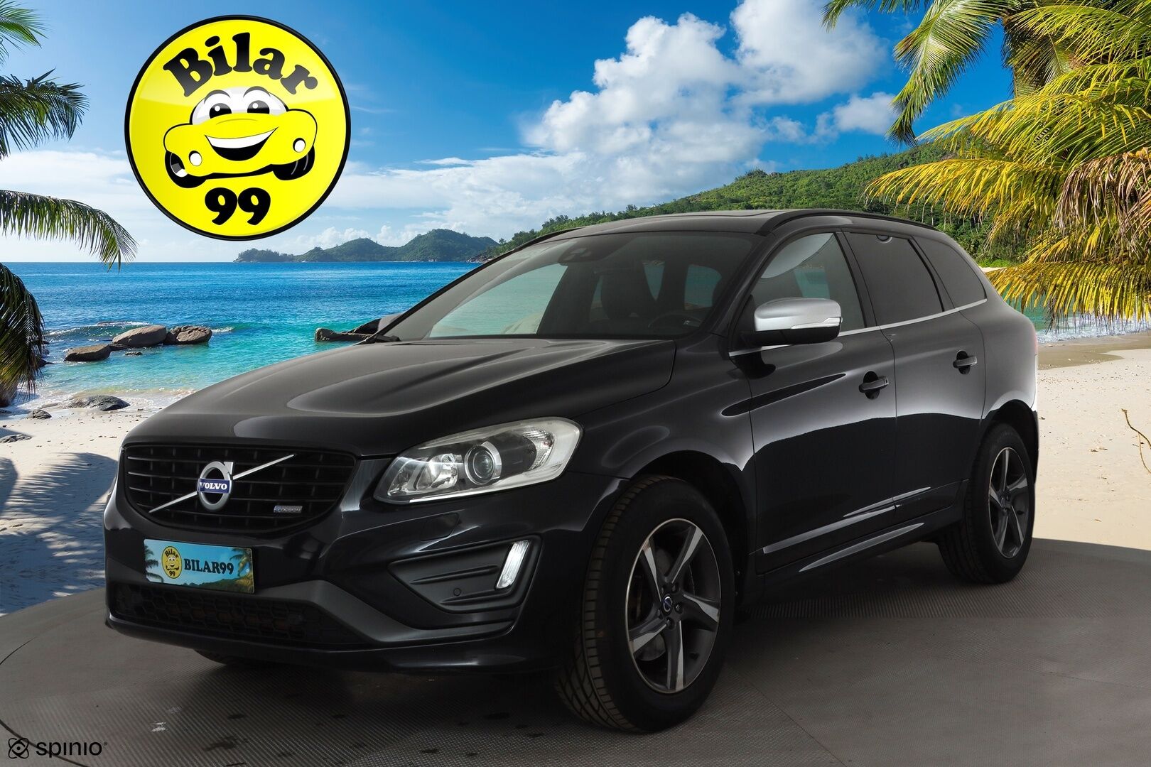 Volvo XC60 2015 D4 AWD R-Design aut * ACC / Panorama / Nahat / P.tutkat / Webasto / Blis ** - 2x Volvo alut huippurenkailla / Merkkihuollettu R-Design pienillä metreillä! - HULLUT AVAJAISHULINAT KORKOTARJOUS 3,29 %