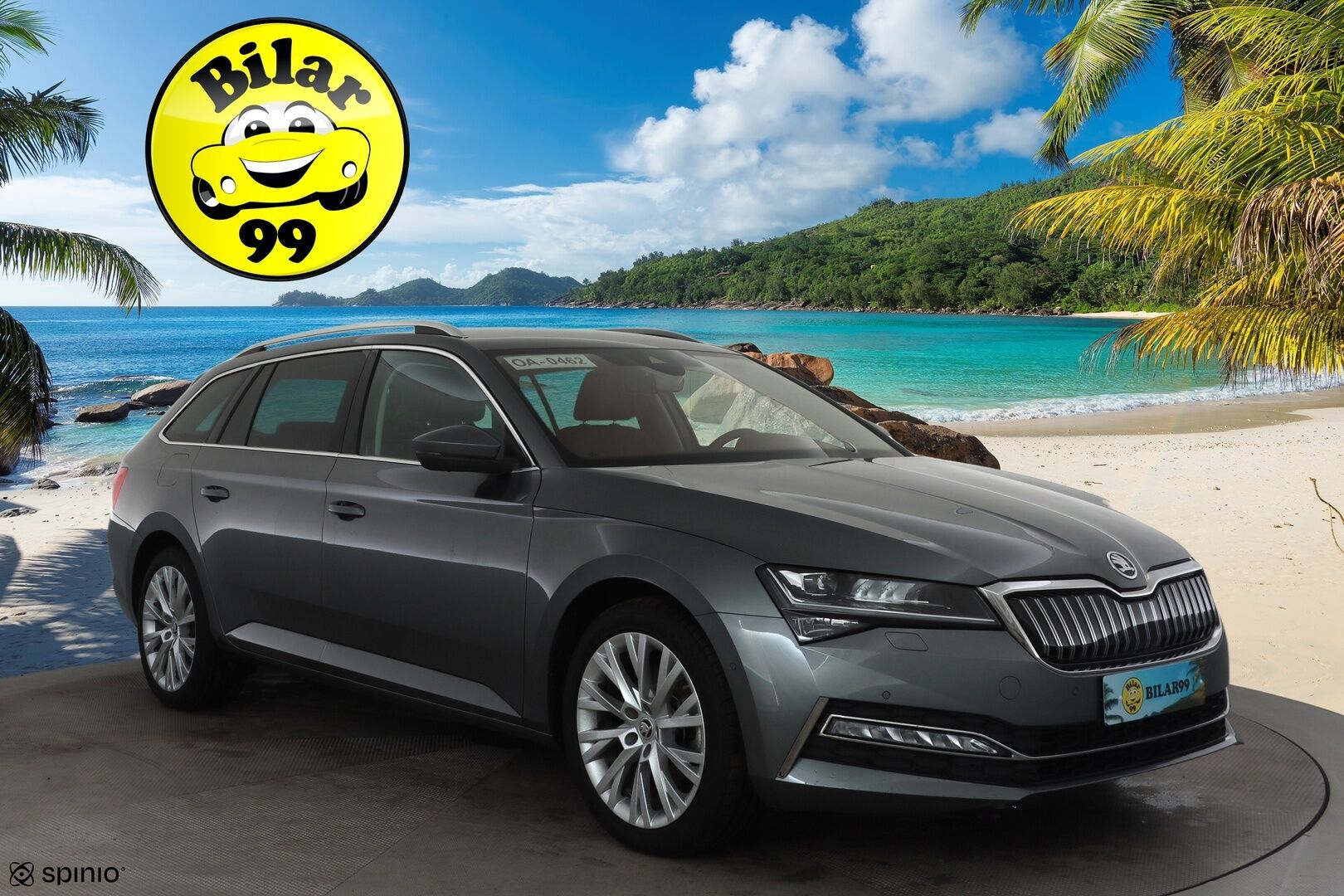 SKODA SUPERB 2023 Combi Style 1.4 TSI iV 160kW DSG * ACC / Webasto / Koukku / Ilmastoitu muistipenkki / Matrix-LED / Nahkaverhoilu * - Merkkihuollettu / 2xLataus