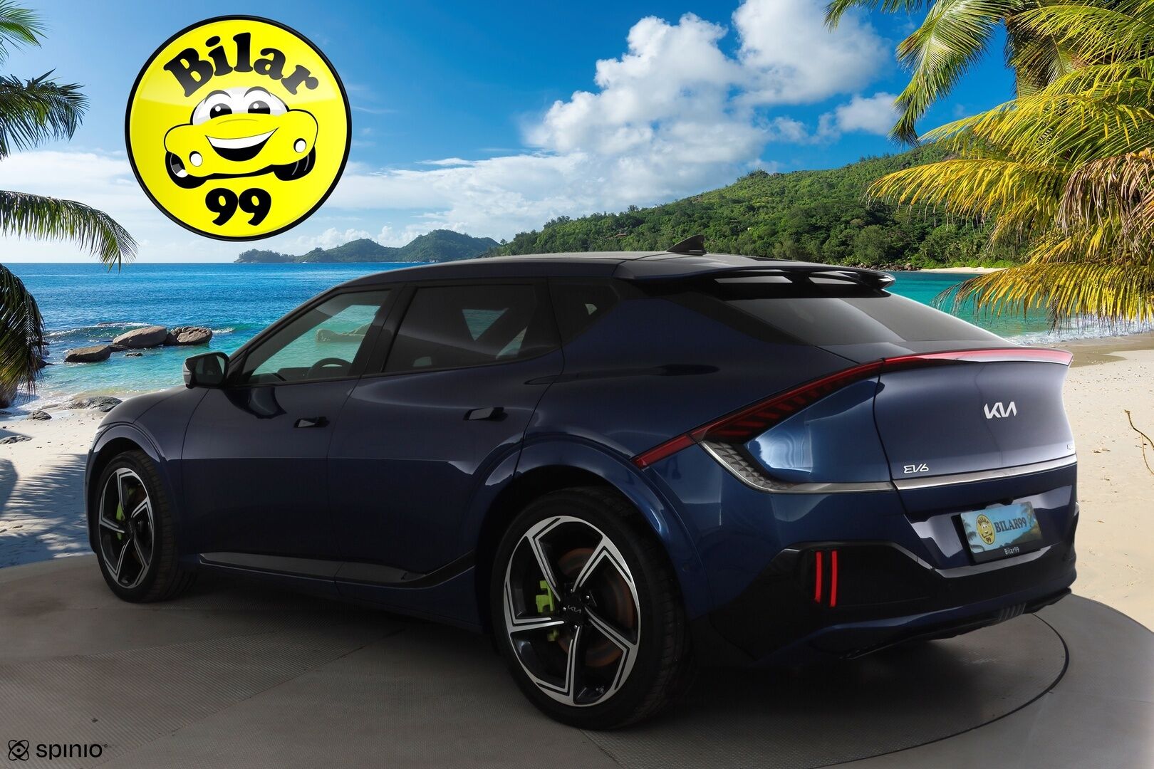 KIA EV6 2023 GT AWD 585hv * ACC / ILP / HUD / 360° / Adapt.LED / Meridian / Sporttipenkit * - Akku kuntotarkastettu / Merkkihuollettu - HULLUT AVAJAISHULINAT KORKOTARJOUS 3,29 %